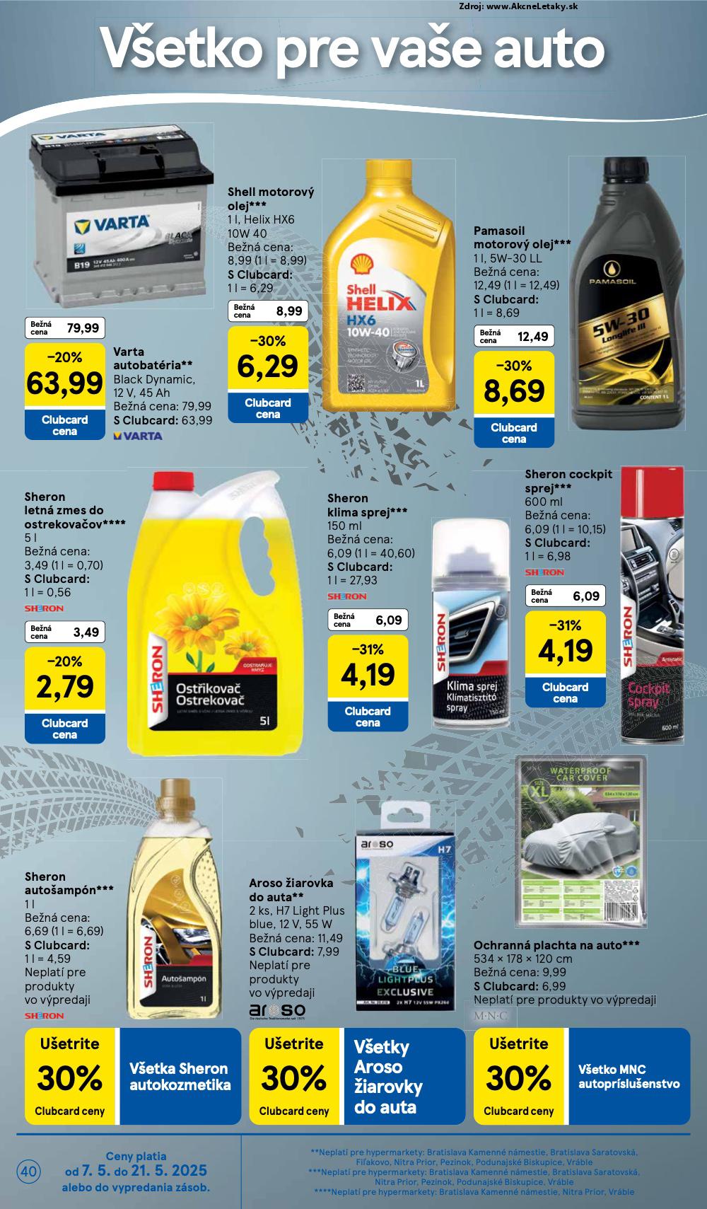 Leták Tesco (7. 5. - 13. 5. 2025) - strana 40 z 48