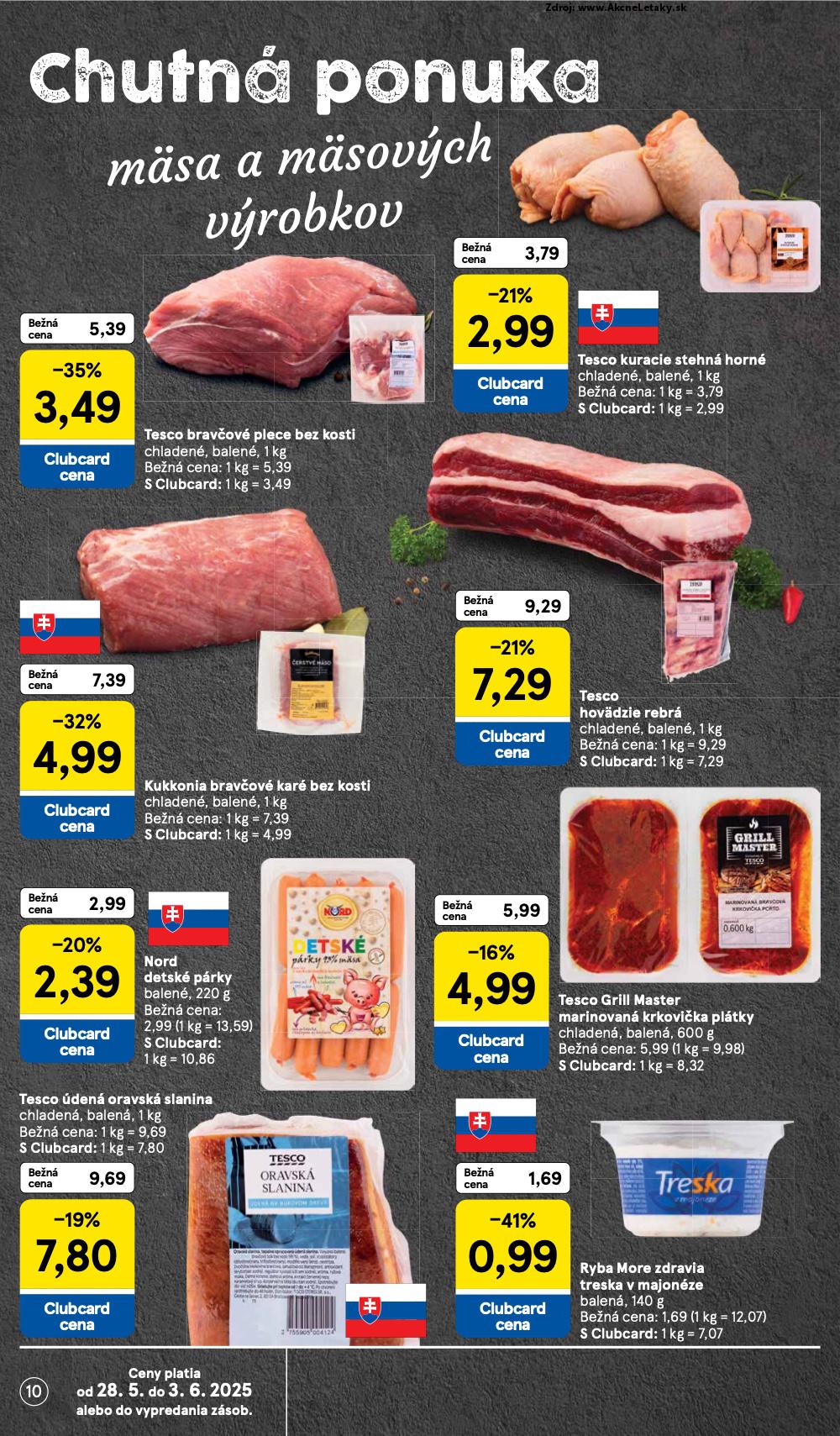 Leták Tesco (28. 5. - 3. 6. 2025) - strana 10 z 28