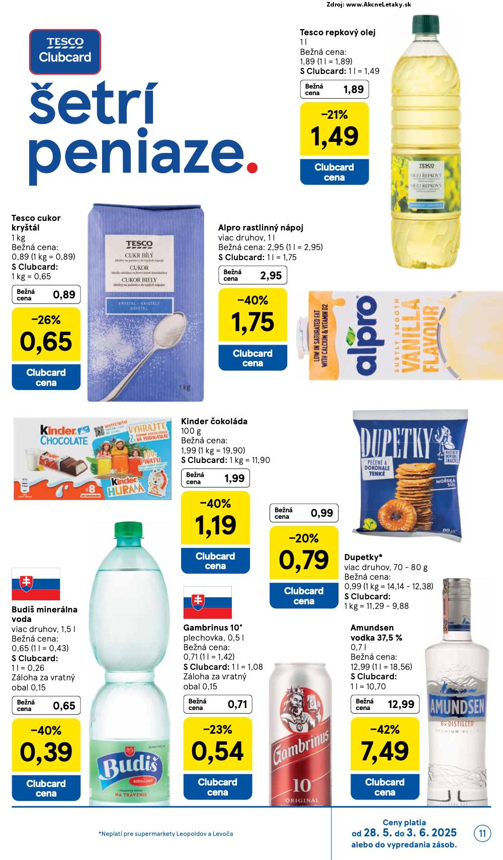 Leták Tesco (28. 5. - 3. 6. 2025) - strana 11 z 28