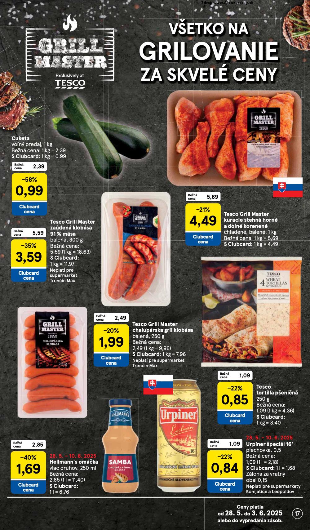 Leták Tesco (28. 5. - 3. 6. 2025) - strana 17 z 28