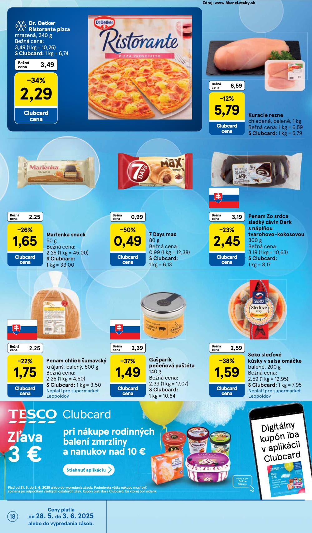 Leták Tesco (28. 5. - 3. 6. 2025) - strana 18 z 28