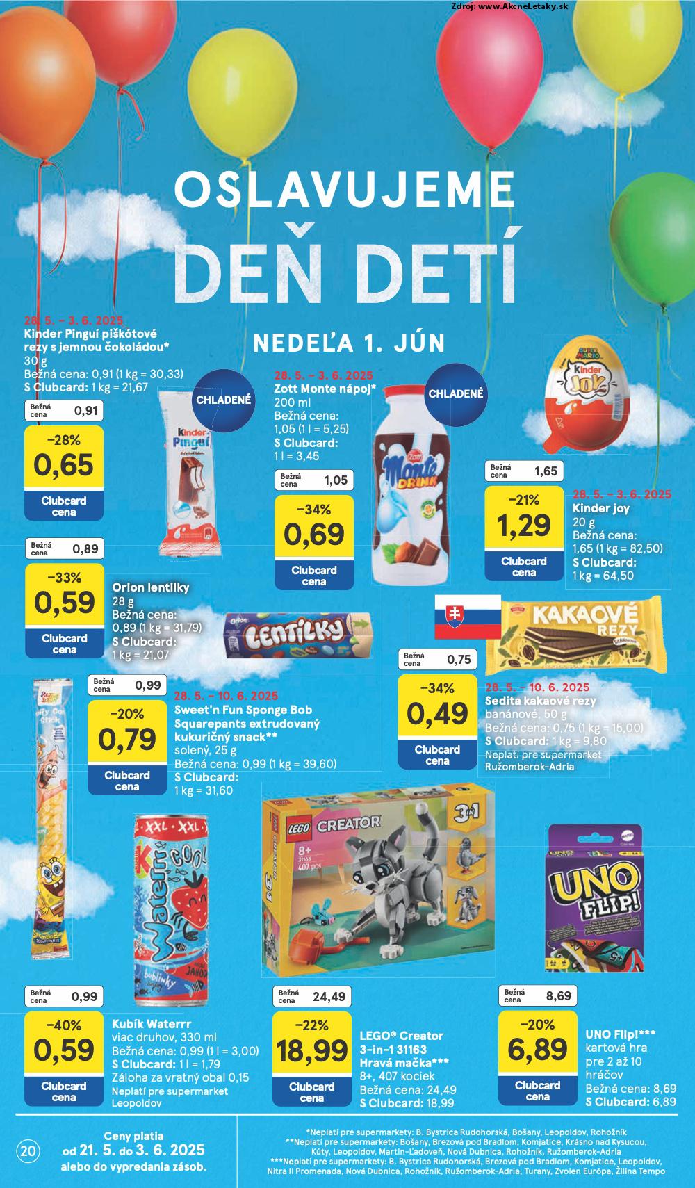 Leták Tesco (28. 5. - 3. 6. 2025) - strana 20 z 28