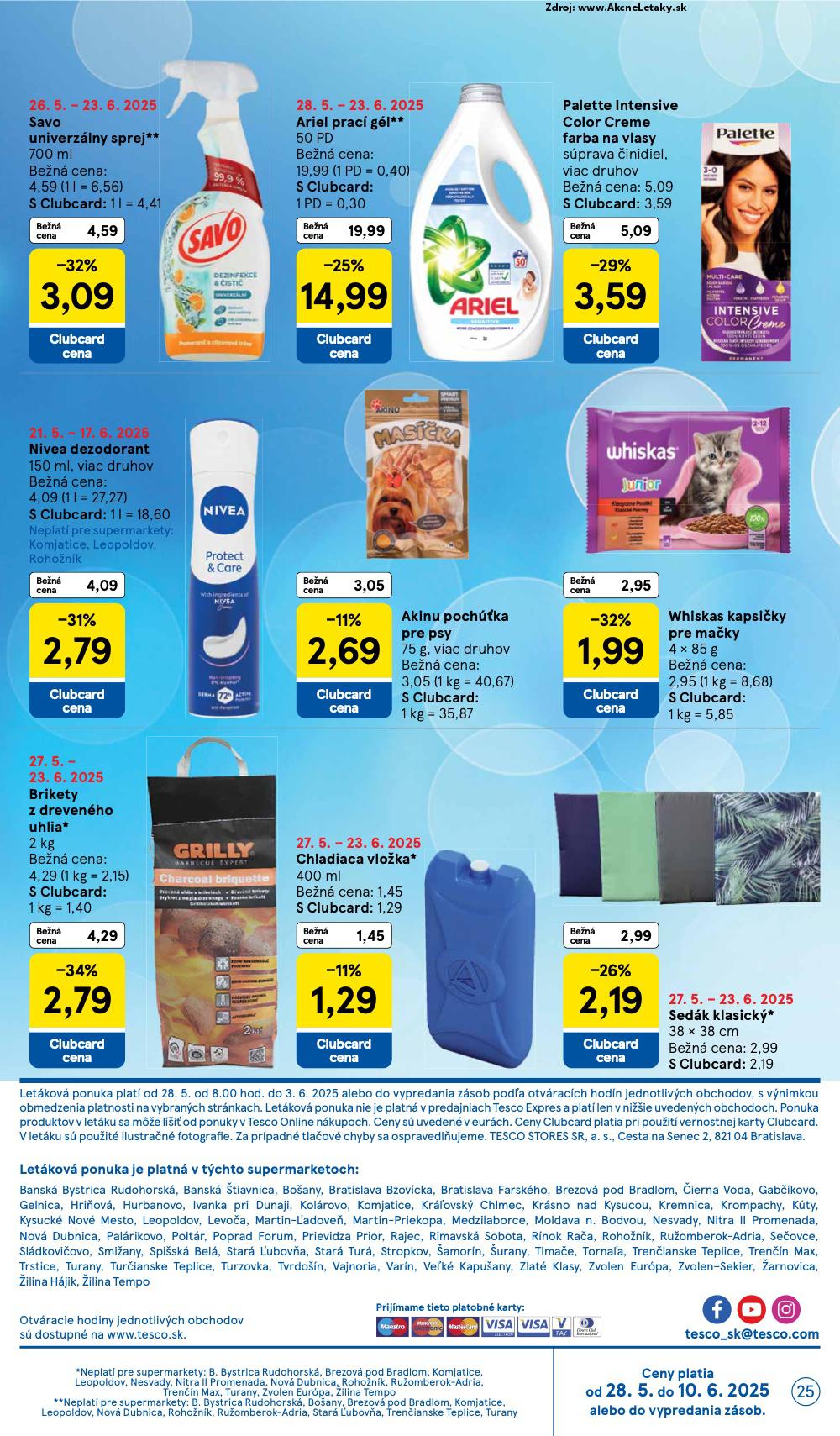 Leták Tesco (28. 5. - 3. 6. 2025) - strana 25 z 28