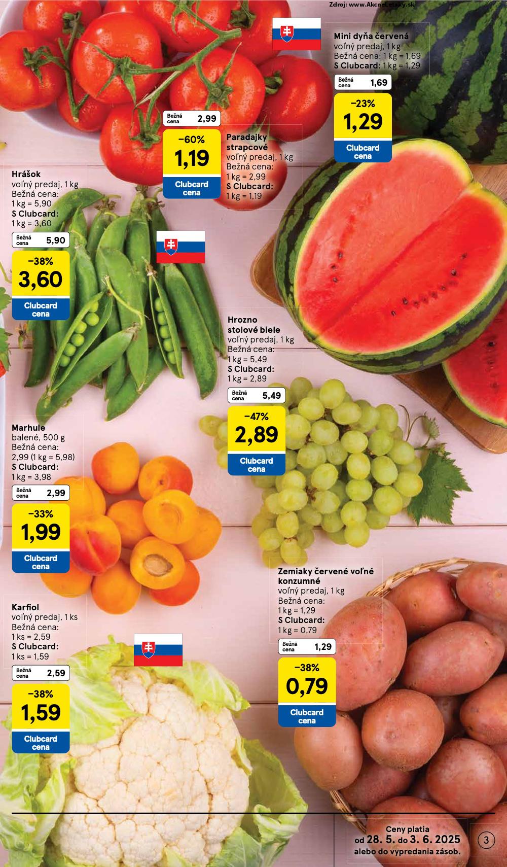 Leták Tesco (28. 5. - 3. 6. 2025) - strana 3 z 28