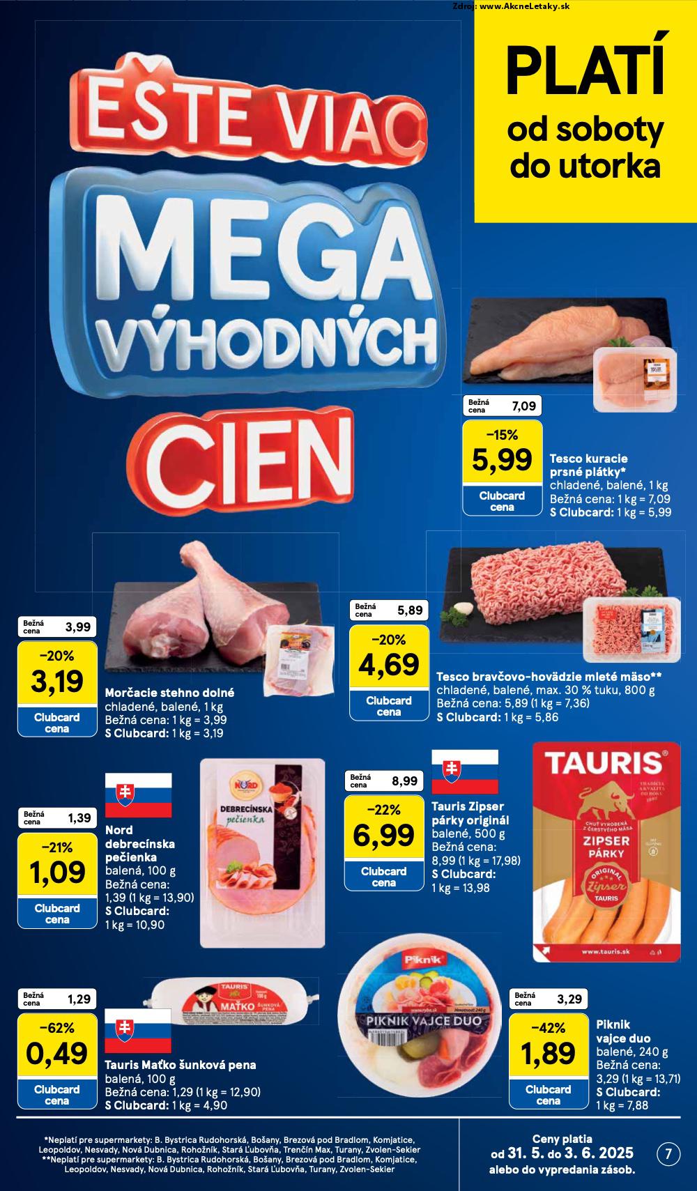 Leták Tesco (28. 5. - 3. 6. 2025) - strana 7 z 28