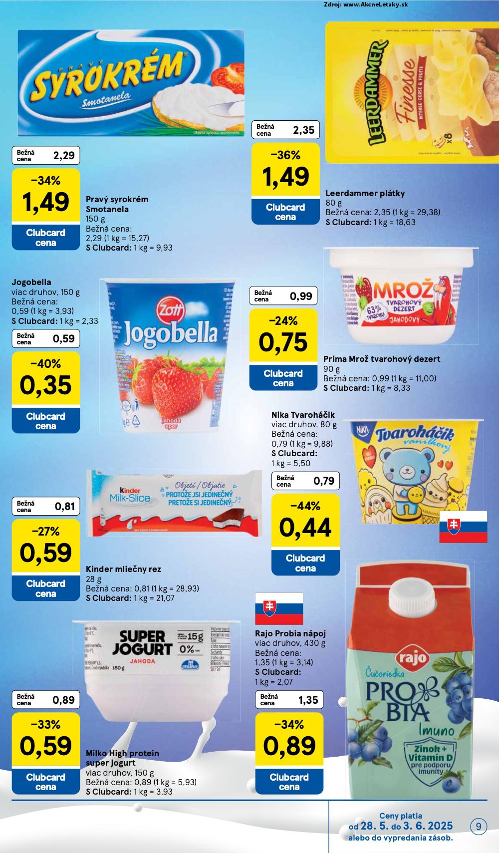 Leták Tesco (28. 5. - 3. 6. 2025) - strana 9 z 28