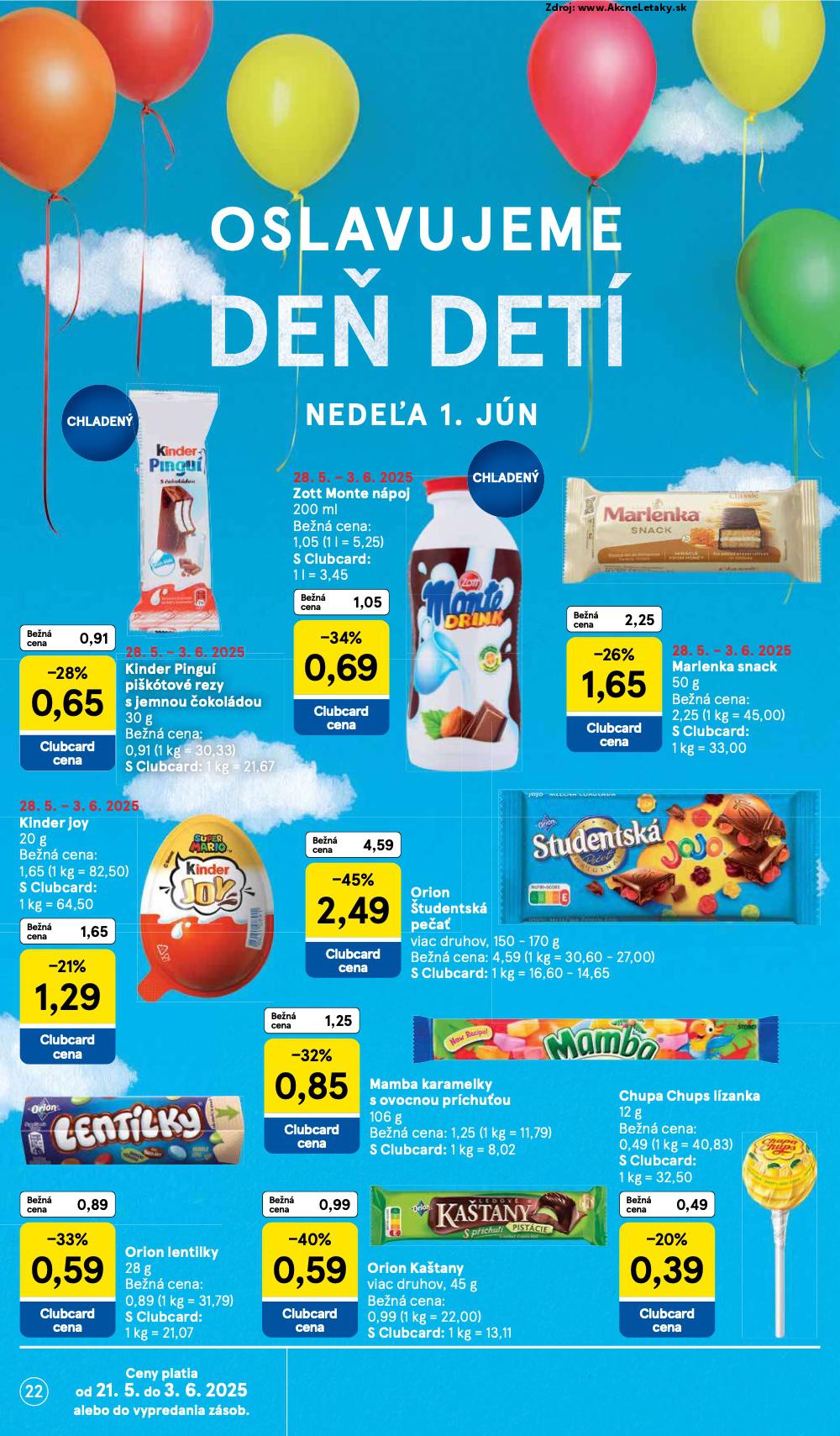 Leták Tesco (28. 5. - 3. 6. 2025) - strana 22 z 44