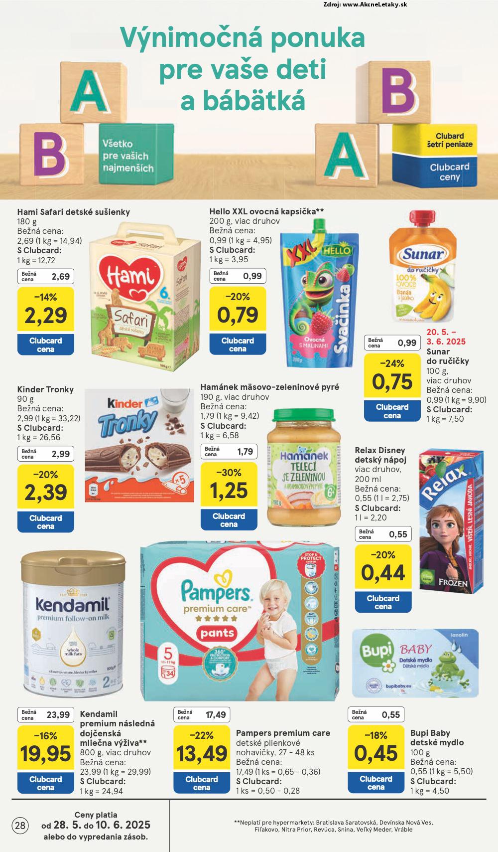 Leták Tesco (28. 5. - 3. 6. 2025) - strana 28 z 44