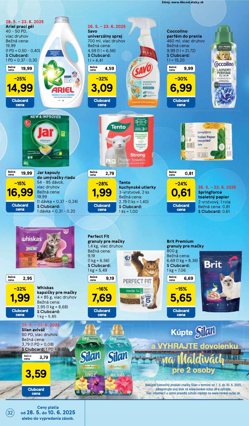 Leták Tesco (28. 5. - 3. 6. 2025) - strana 32 z 44