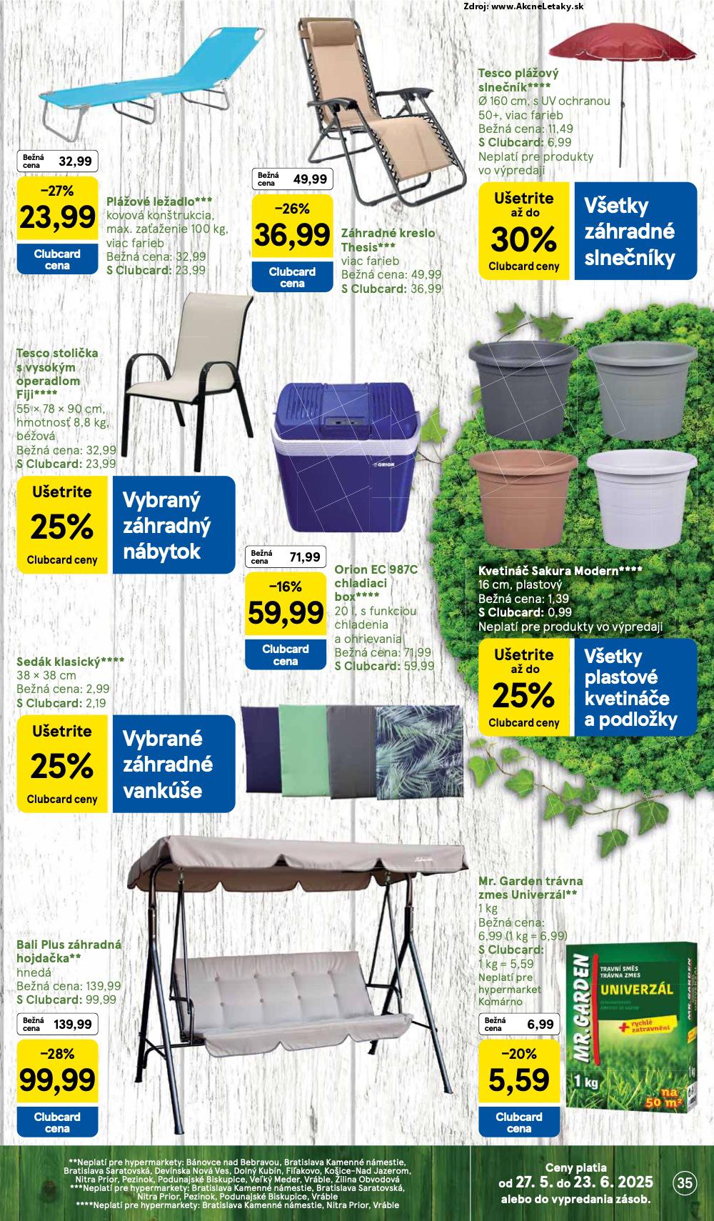 Leták Tesco (28. 5. - 3. 6. 2025) - strana 35 z 44