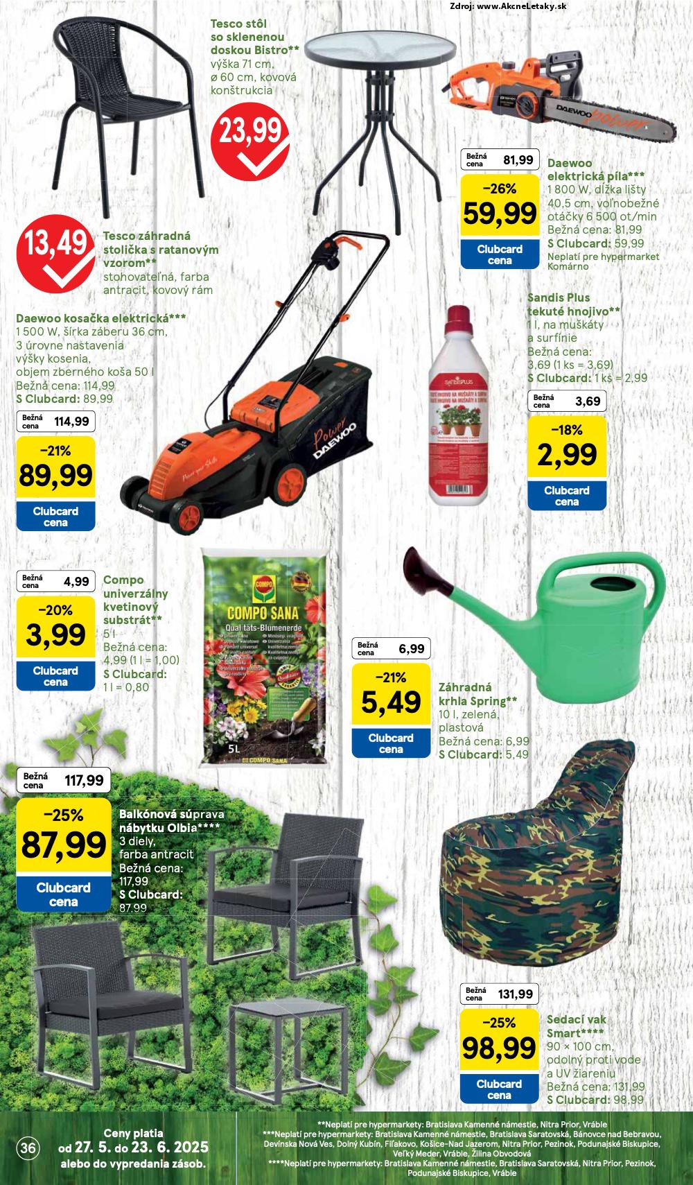 Leták Tesco (28. 5. - 3. 6. 2025) - strana 36 z 44