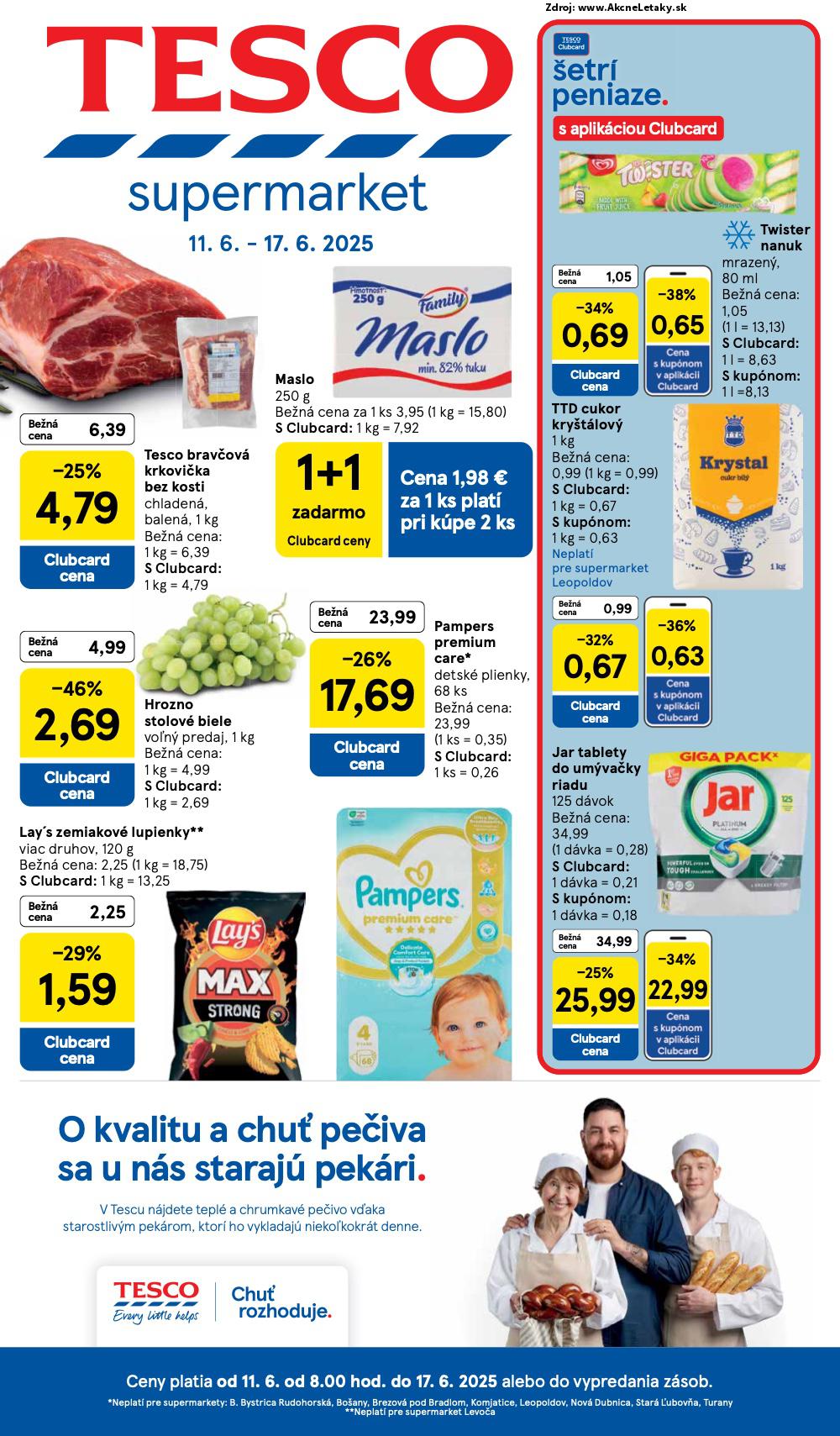 Leták Tesco (11. 6. - 17. 6. 2025) - strana 1 z 32