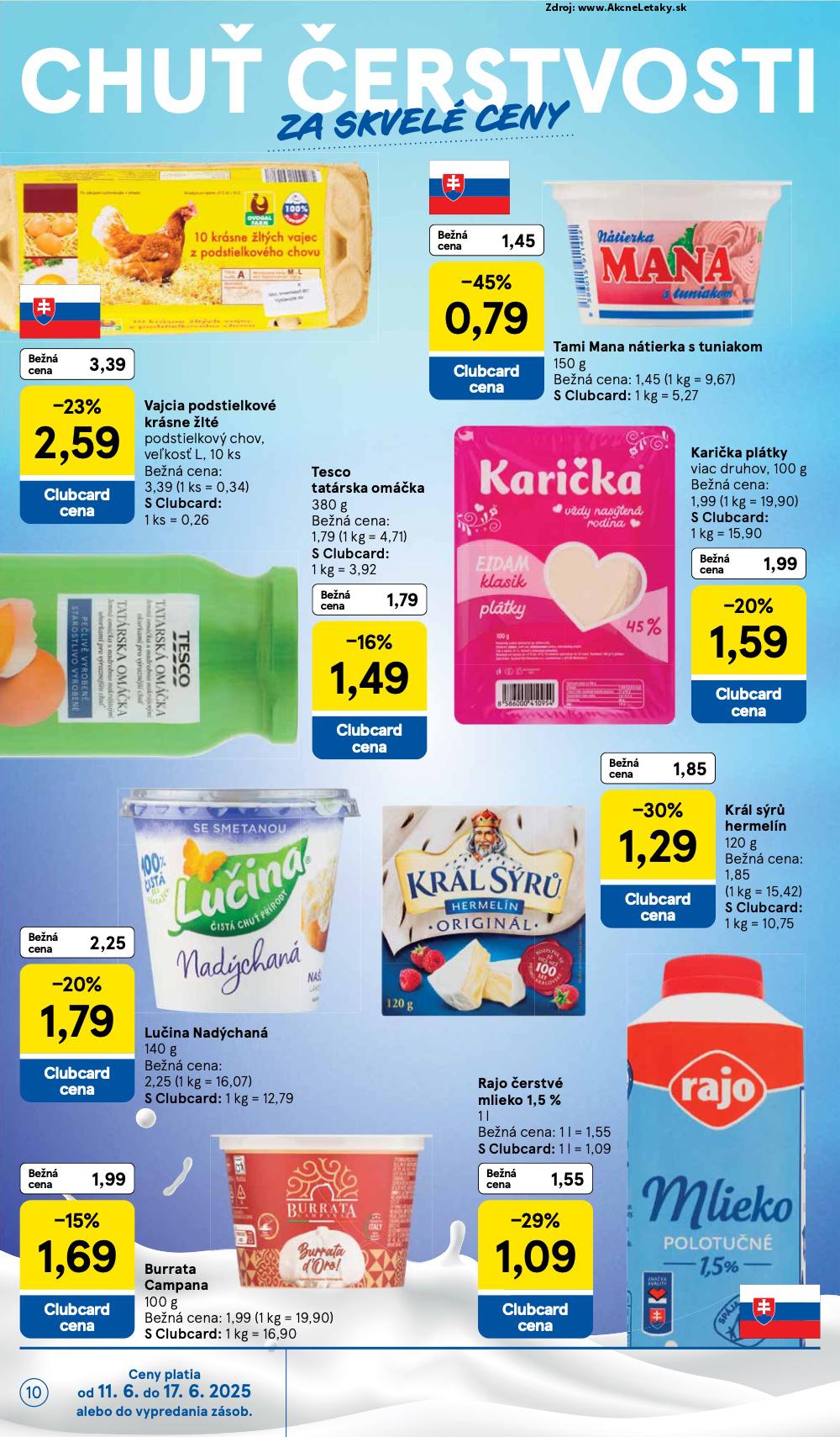 Leták Tesco (11. 6. - 17. 6. 2025) - strana 10 z 32