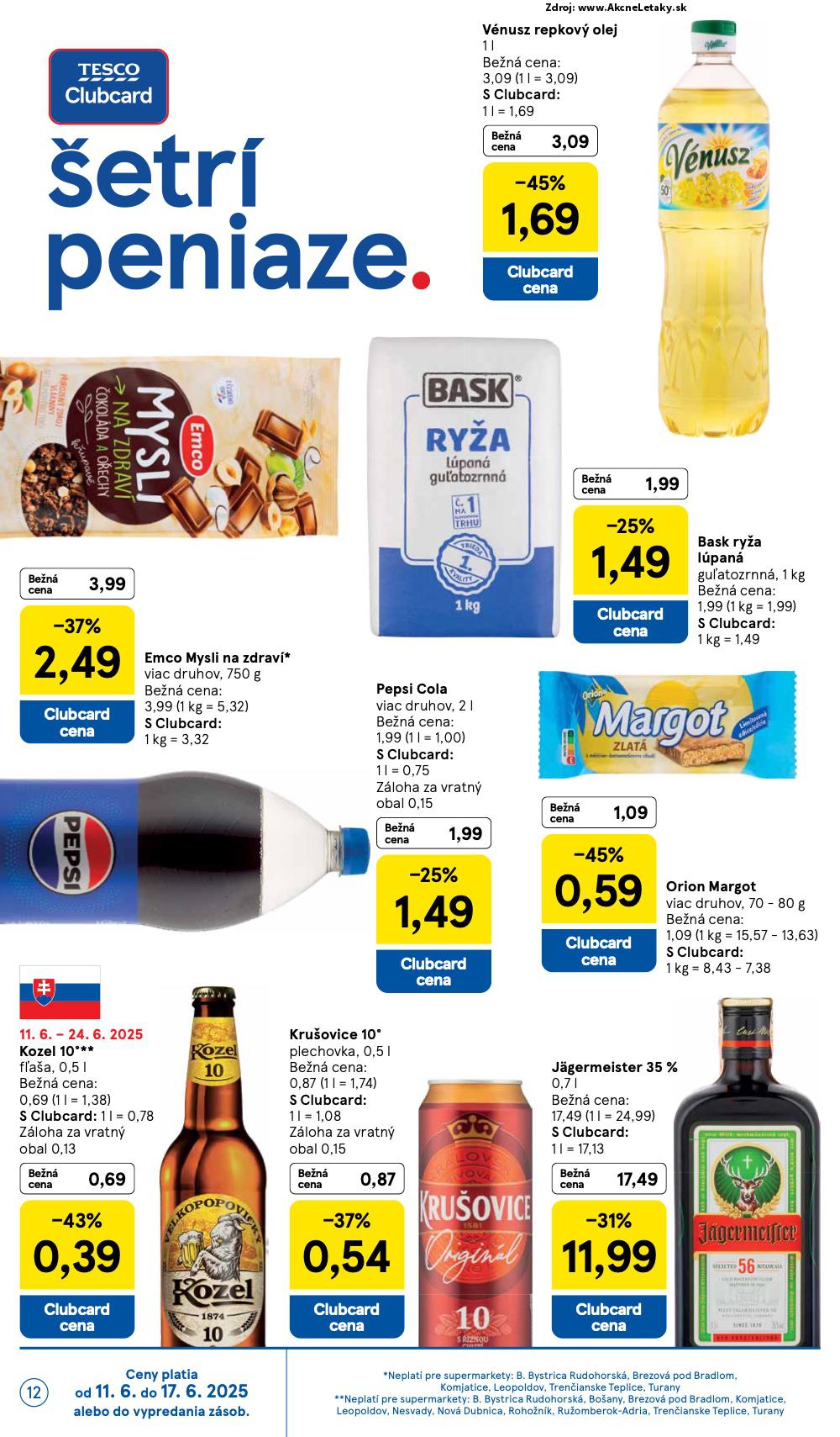 Leták Tesco (11. 6. - 17. 6. 2025) - strana 12 z 32