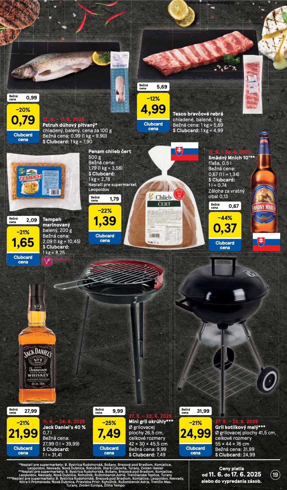 Leták Tesco (11. 6. - 17. 6. 2025) - strana 19 z 32