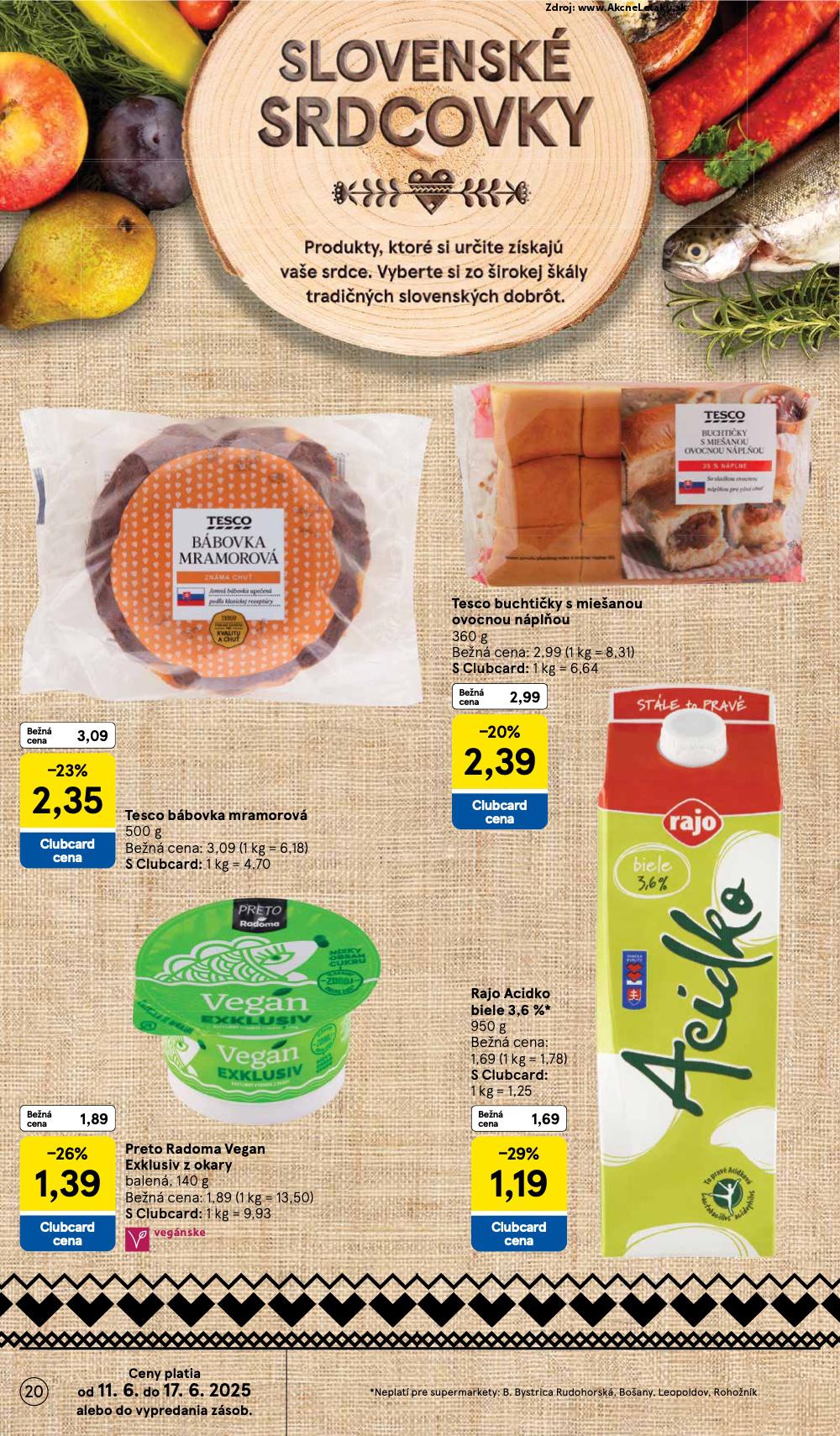 Leták Tesco (11. 6. - 17. 6. 2025) - strana 20 z 32