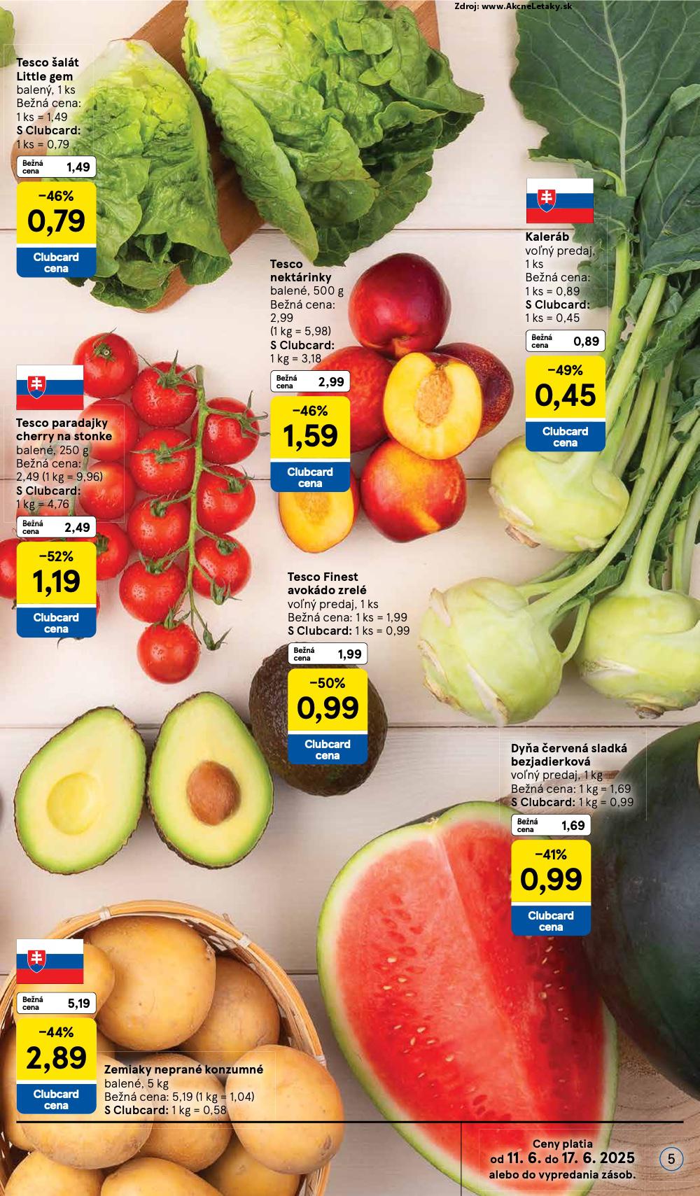 Leták Tesco (11. 6. - 17. 6. 2025) - strana 5 z 32