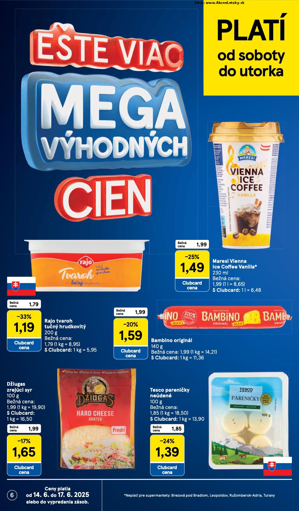 Leták Tesco (11. 6. - 17. 6. 2025) - strana 6 z 32