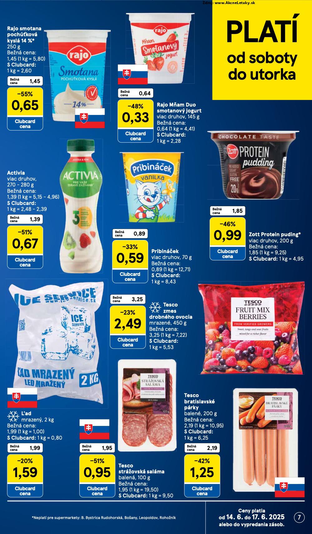 Leták Tesco (11. 6. - 17. 6. 2025) - strana 7 z 32