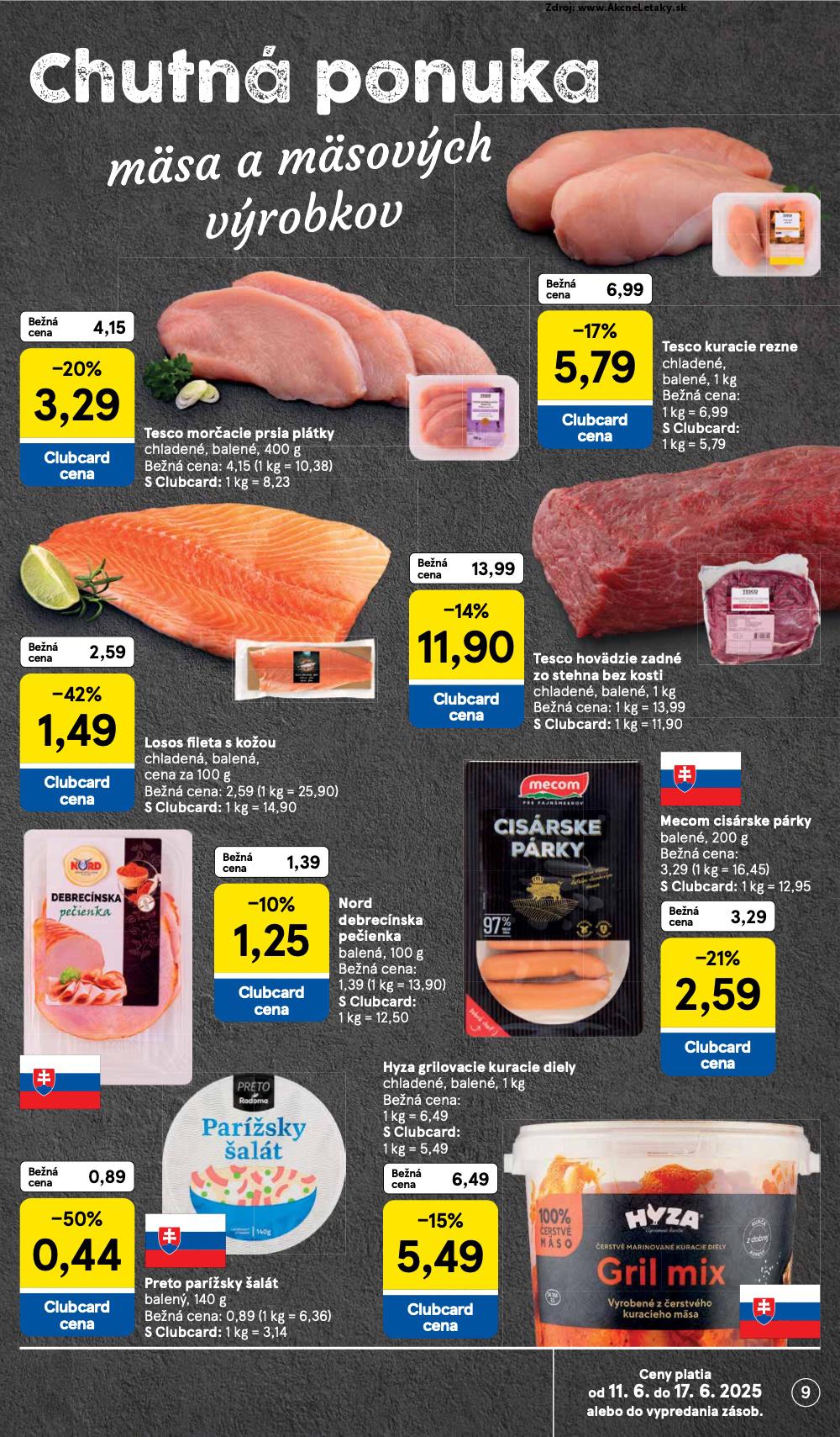 Leták Tesco (11. 6. - 17. 6. 2025) - strana 9 z 32