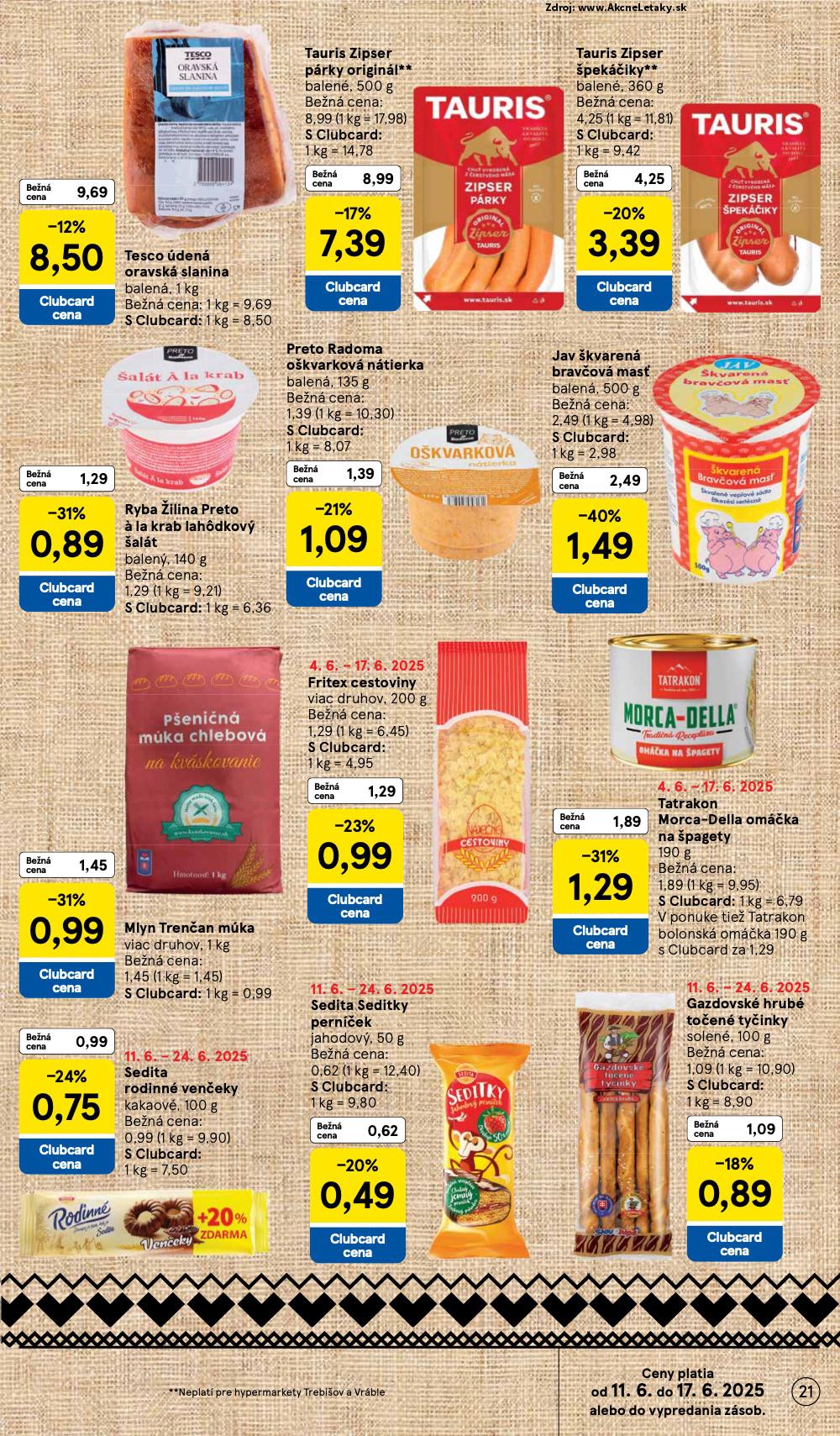 Leták Tesco (11. 6. - 17. 6. 2025) - strana 21 z 44