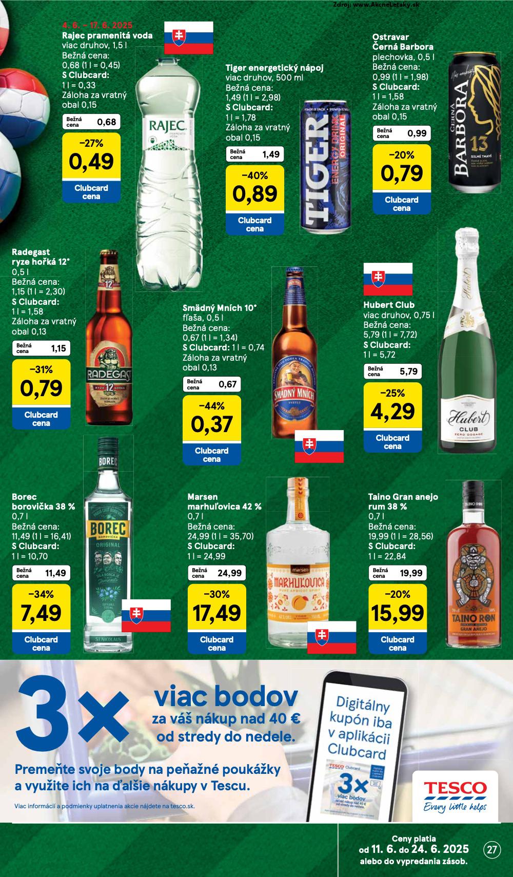 Leták Tesco (11. 6. - 17. 6. 2025) - strana 27 z 44