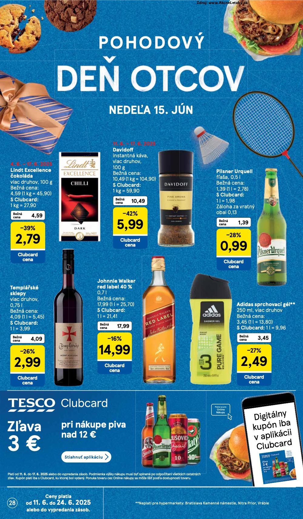 Leták Tesco (11. 6. - 17. 6. 2025) - strana 28 z 44