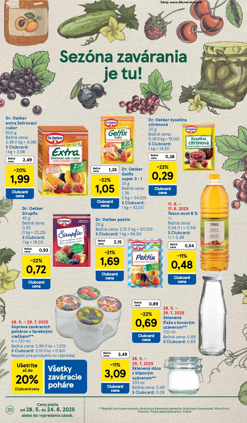 Leták Tesco (11. 6. - 17. 6. 2025) - strana 30 z 44