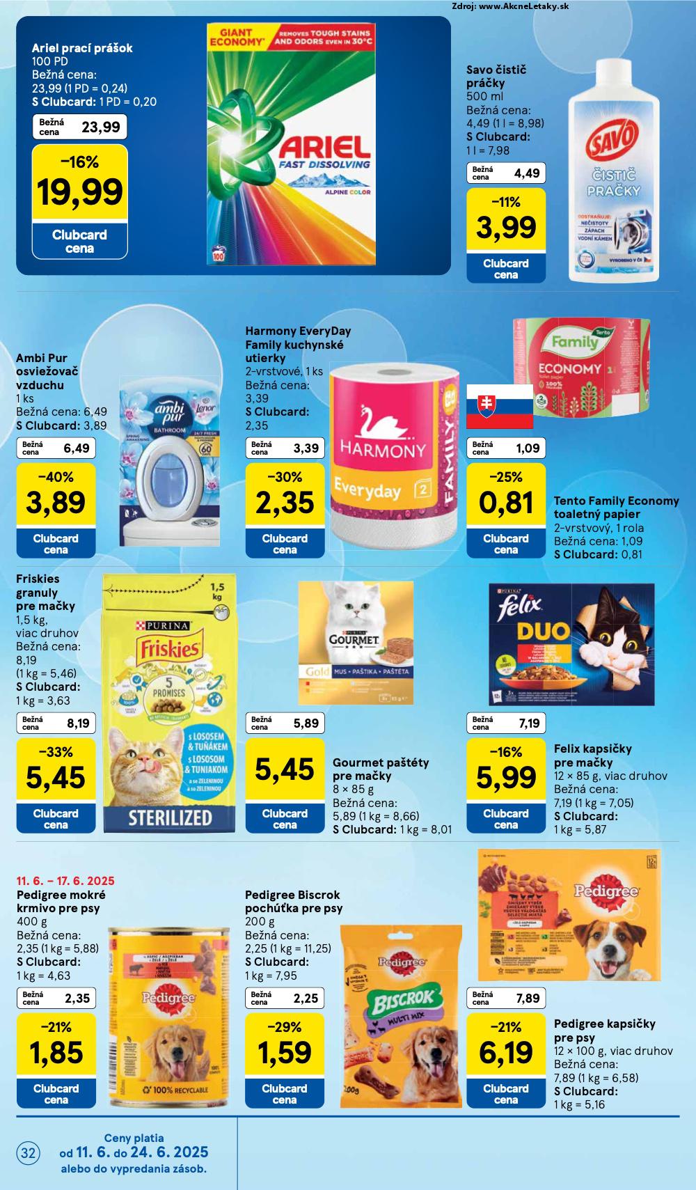 Leták Tesco (11. 6. - 17. 6. 2025) - strana 32 z 44