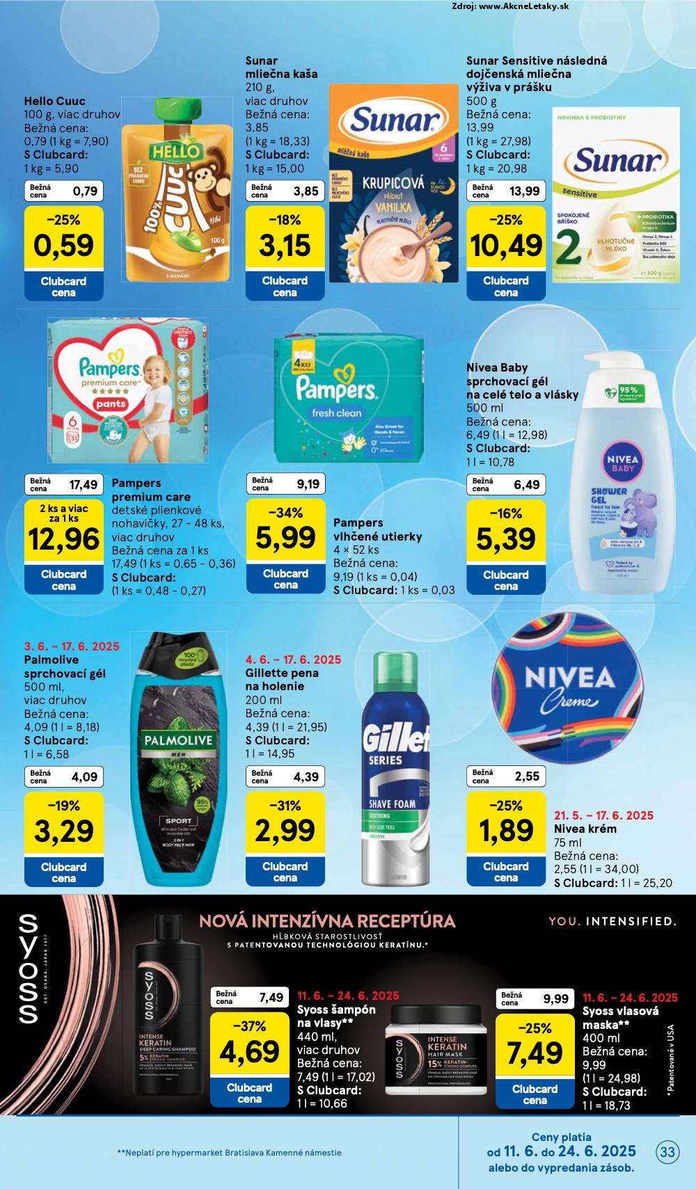 Leták Tesco (11. 6. - 17. 6. 2025) - strana 33 z 44