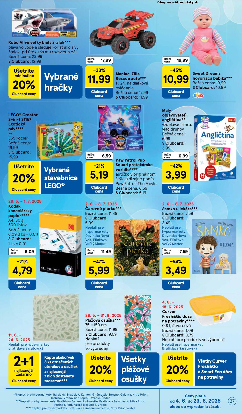 Leták Tesco (11. 6. - 17. 6. 2025) - strana 37 z 44