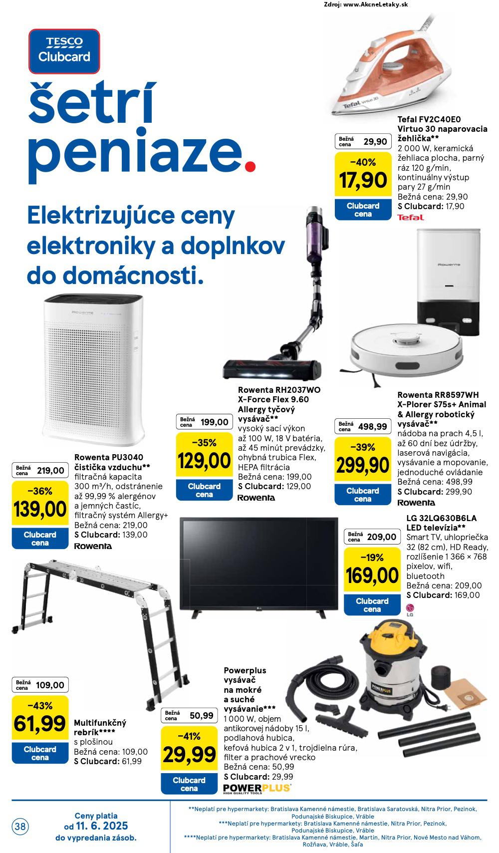 Leták Tesco (11. 6. - 17. 6. 2025) - strana 38 z 44