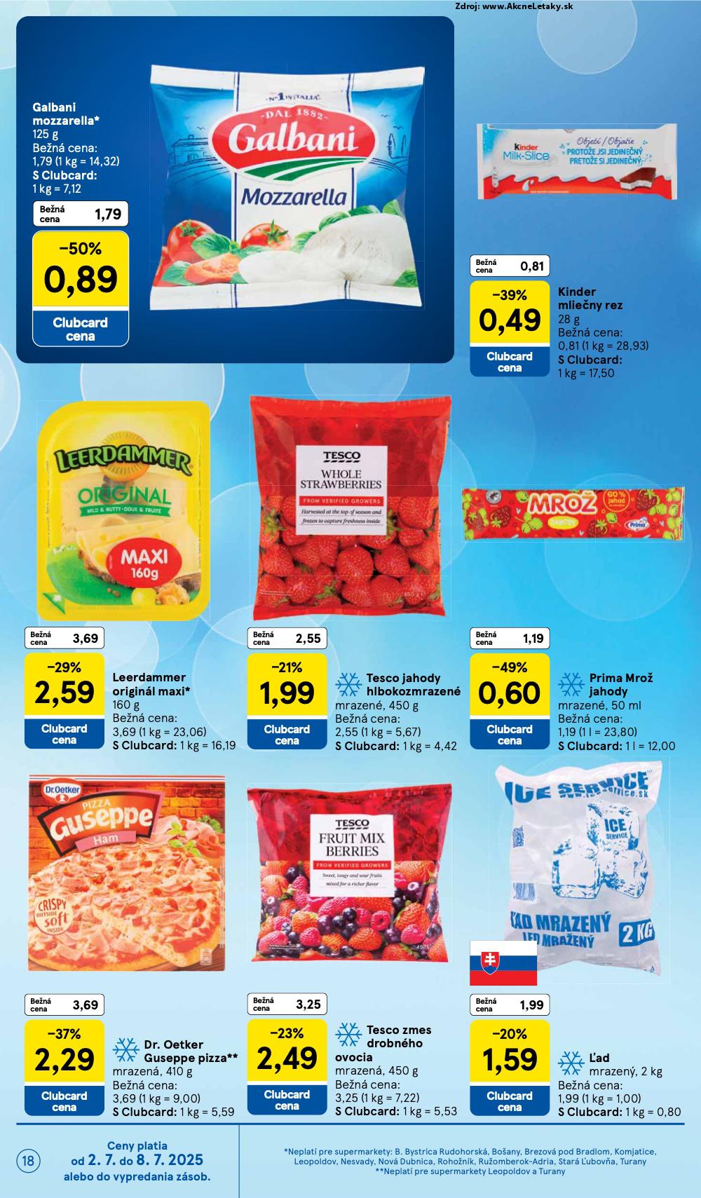 Leták Tesco (2. 7. - 8. 7. 2025) - strana 18 z 24