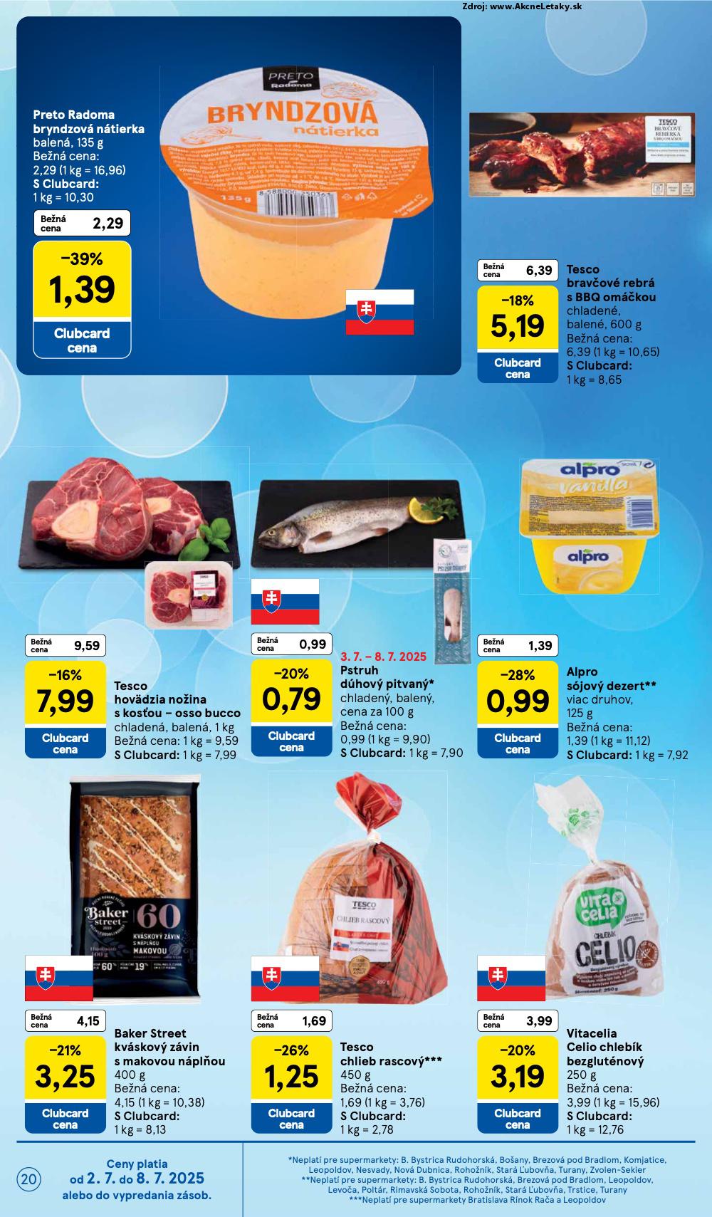 Leták Tesco (2. 7. - 8. 7. 2025) - strana 20 z 24