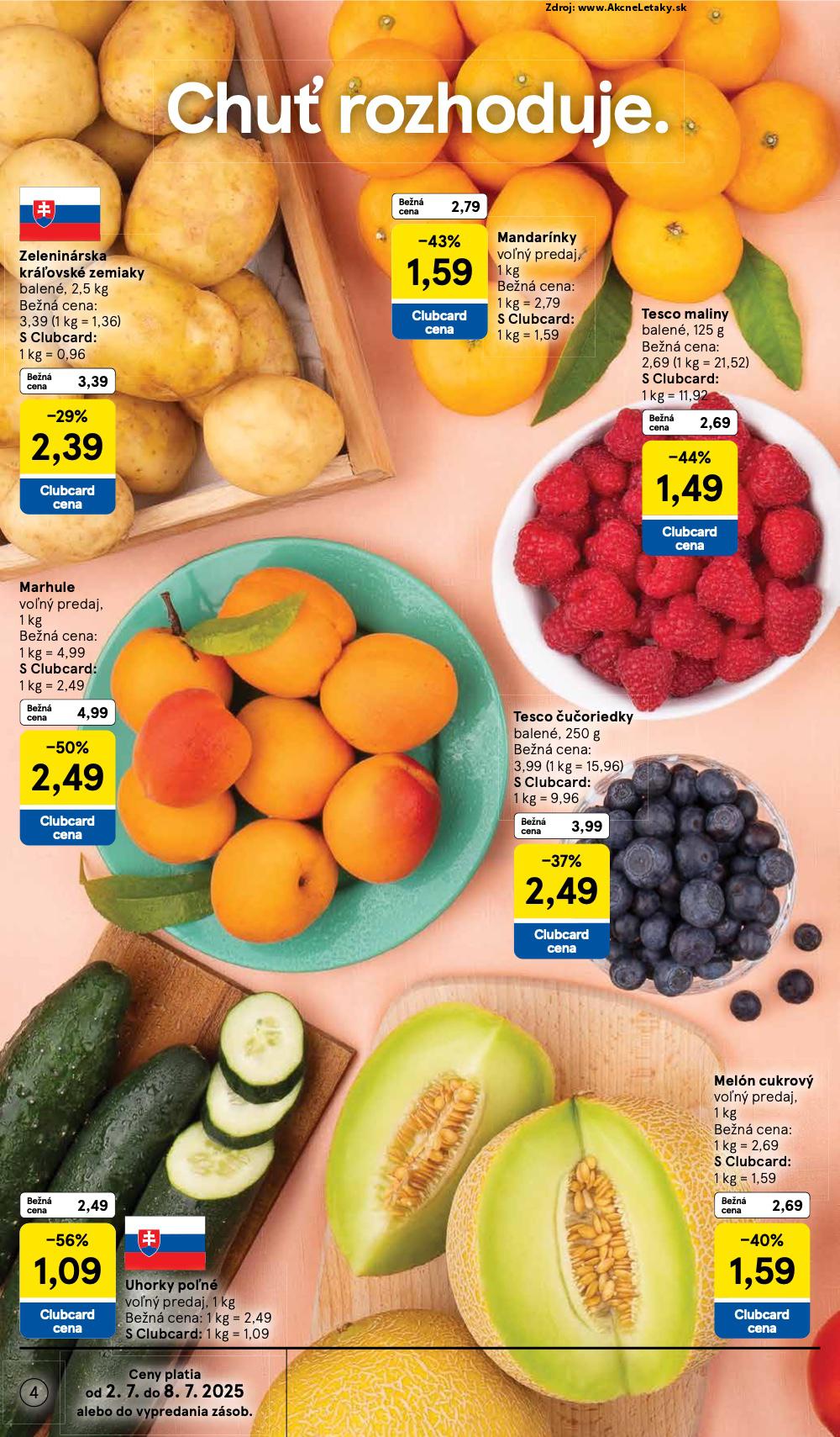 Leták Tesco (2. 7. - 8. 7. 2025) - strana 4 z 24