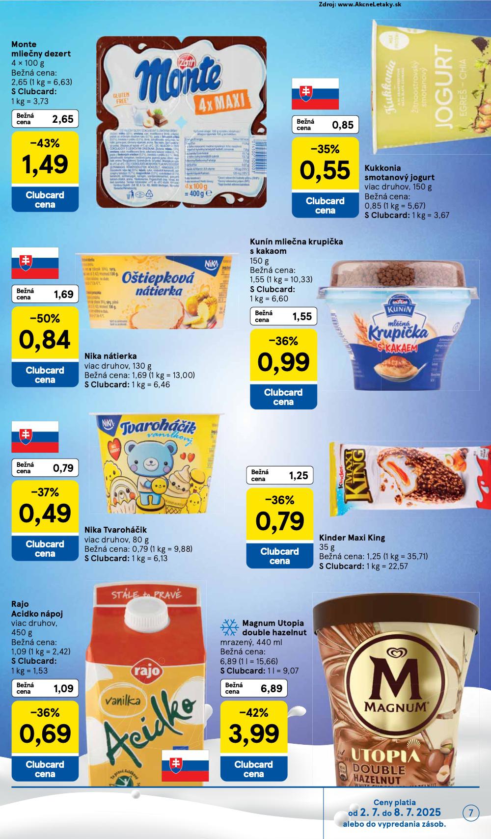 Leták Tesco (2. 7. - 8. 7. 2025) - strana 7 z 24