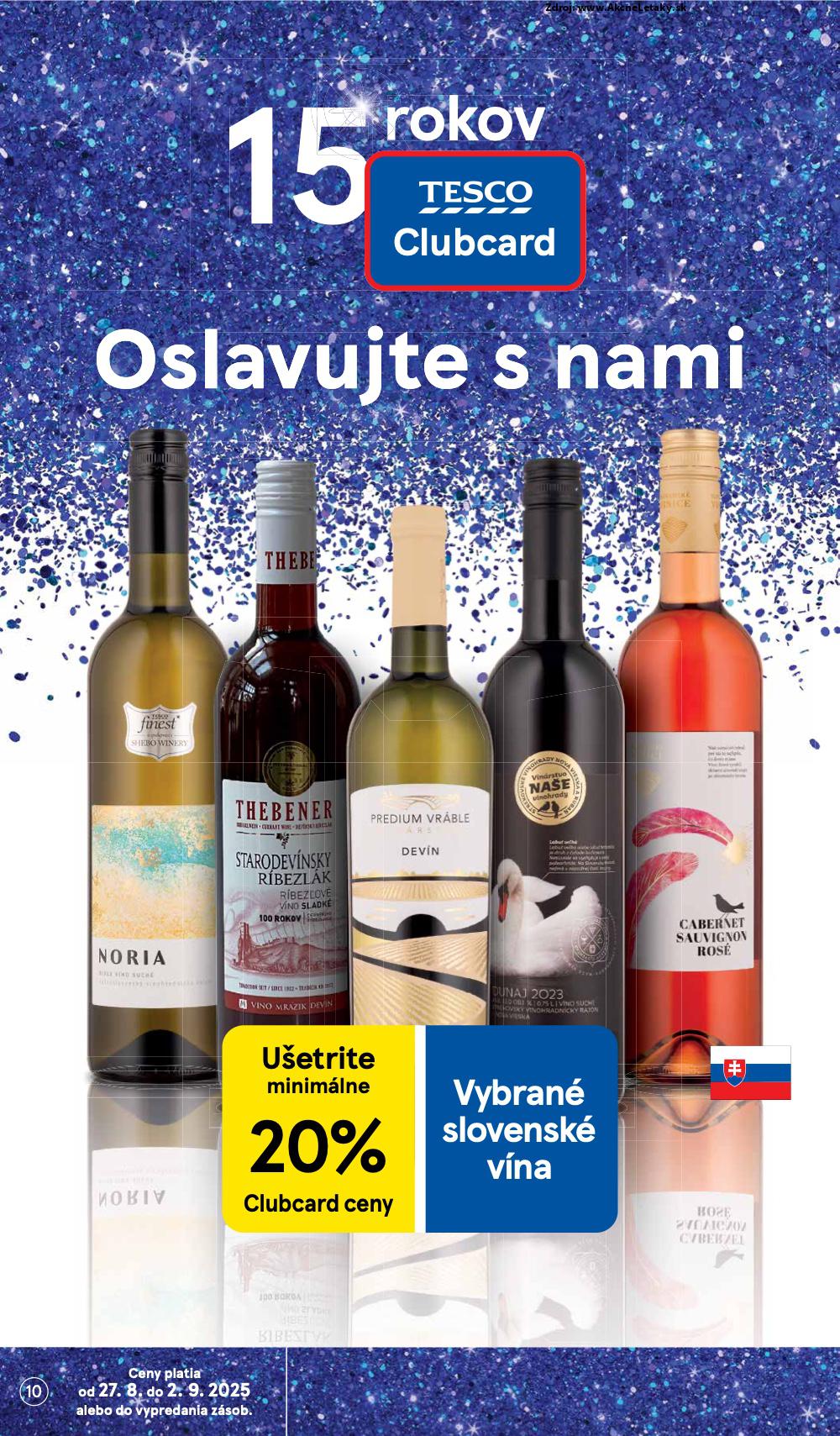 Leták Tesco (27. 8. - 2. 9. 2025) - strana 10 z 37