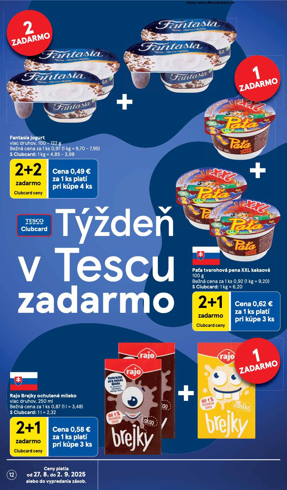Leták Tesco (27. 8. - 2. 9. 2025) - strana 12 z 37