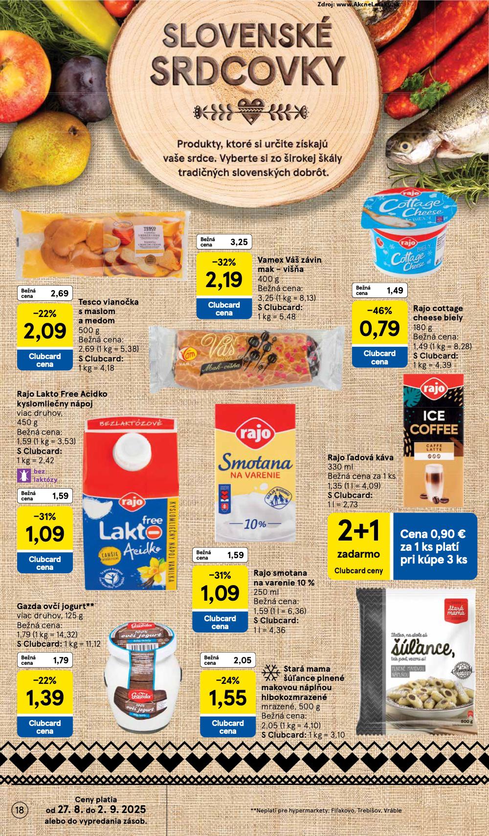 Leták Tesco (27. 8. - 2. 9. 2025) - strana 18 z 37