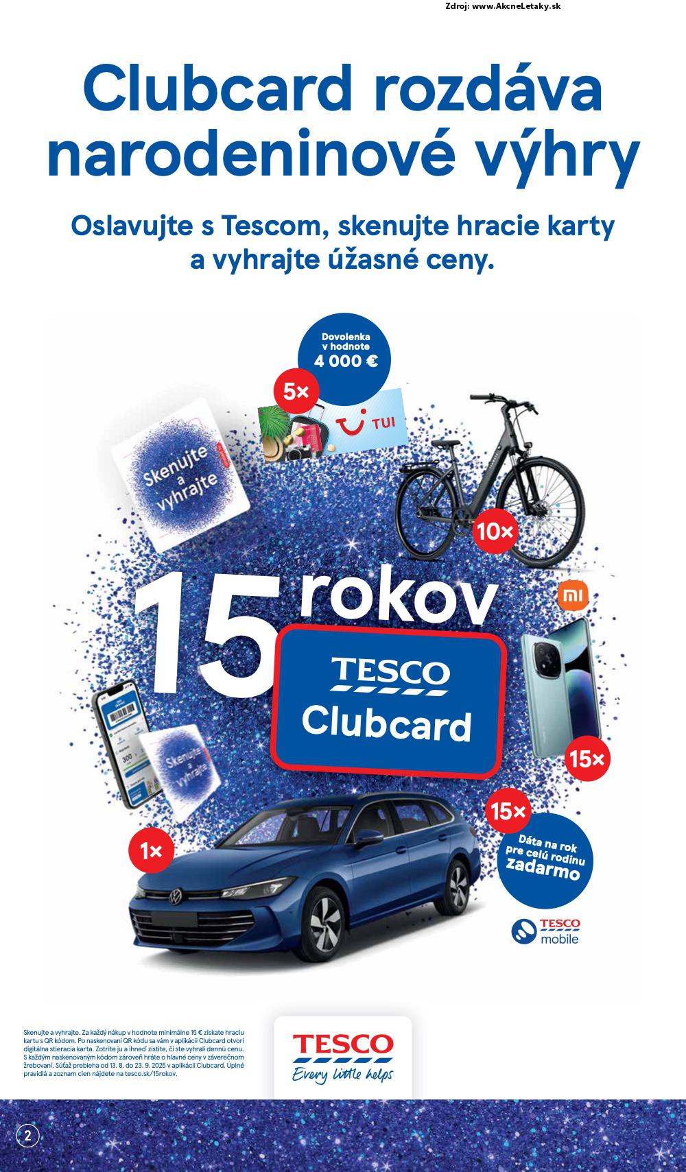 Leták Tesco (27. 8. - 2. 9. 2025) - strana 2 z 37