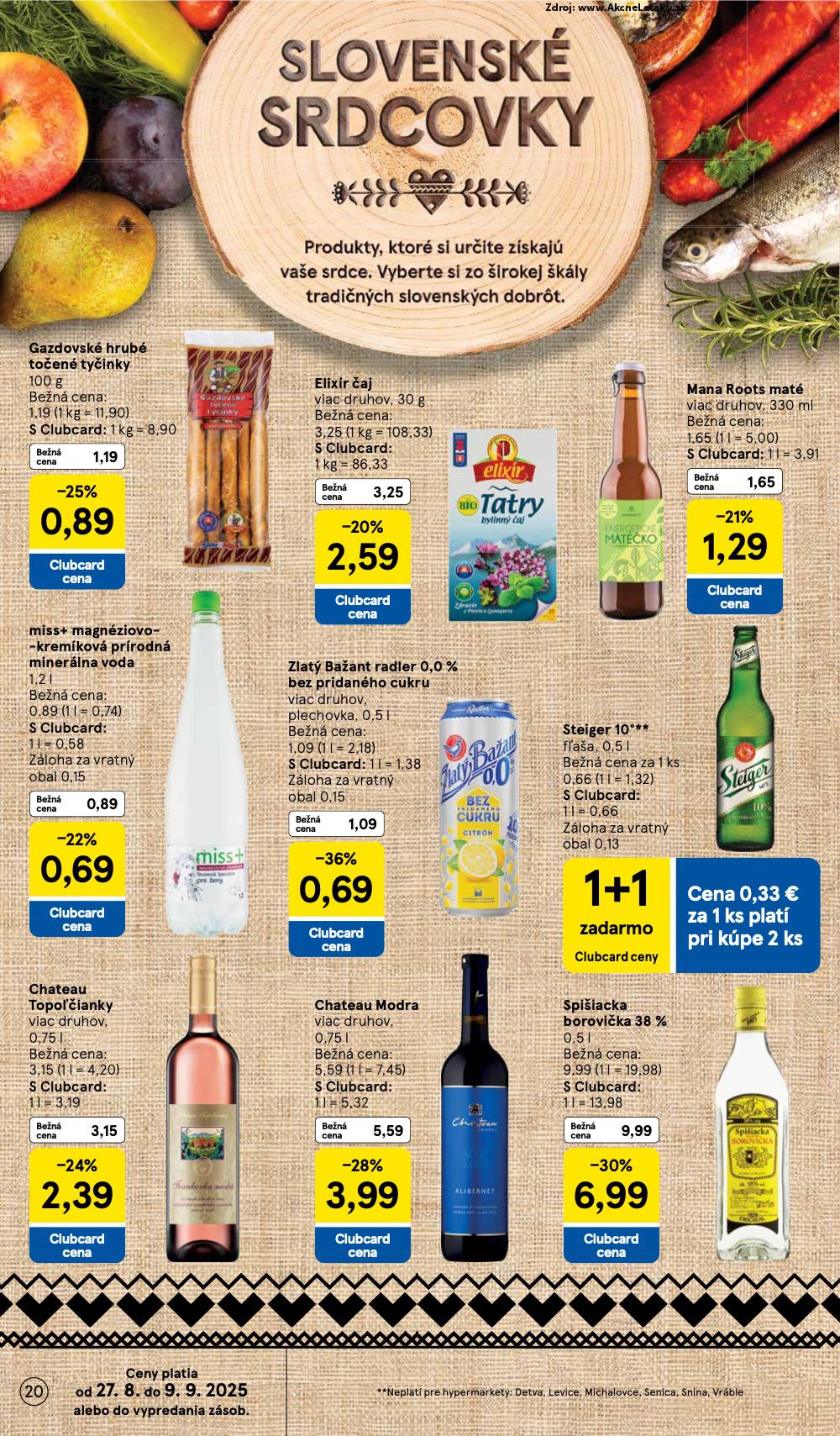 Leták Tesco (27. 8. - 2. 9. 2025) - strana 20 z 37