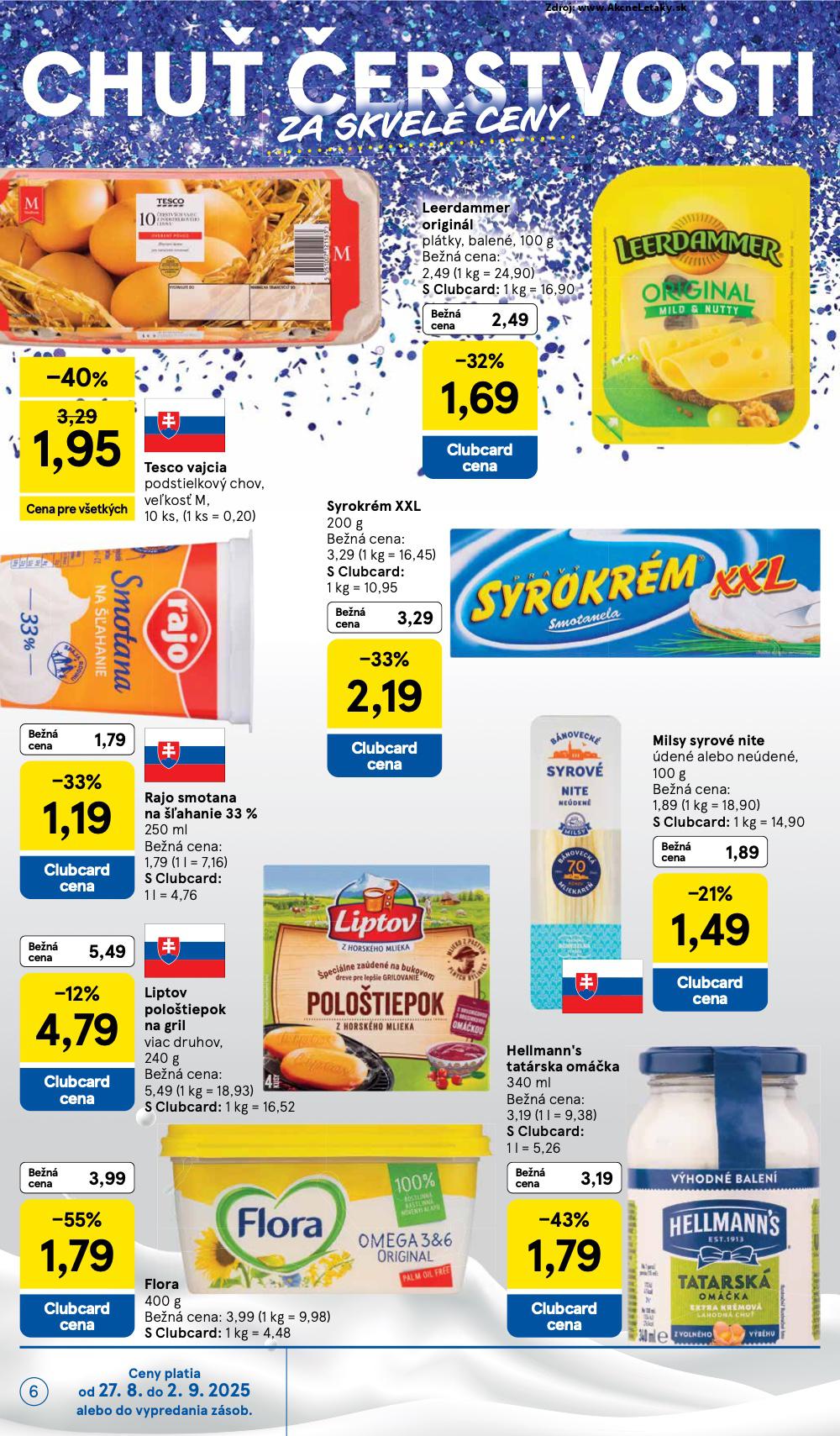 Leták Tesco (27. 8. - 2. 9. 2025) - strana 6 z 37