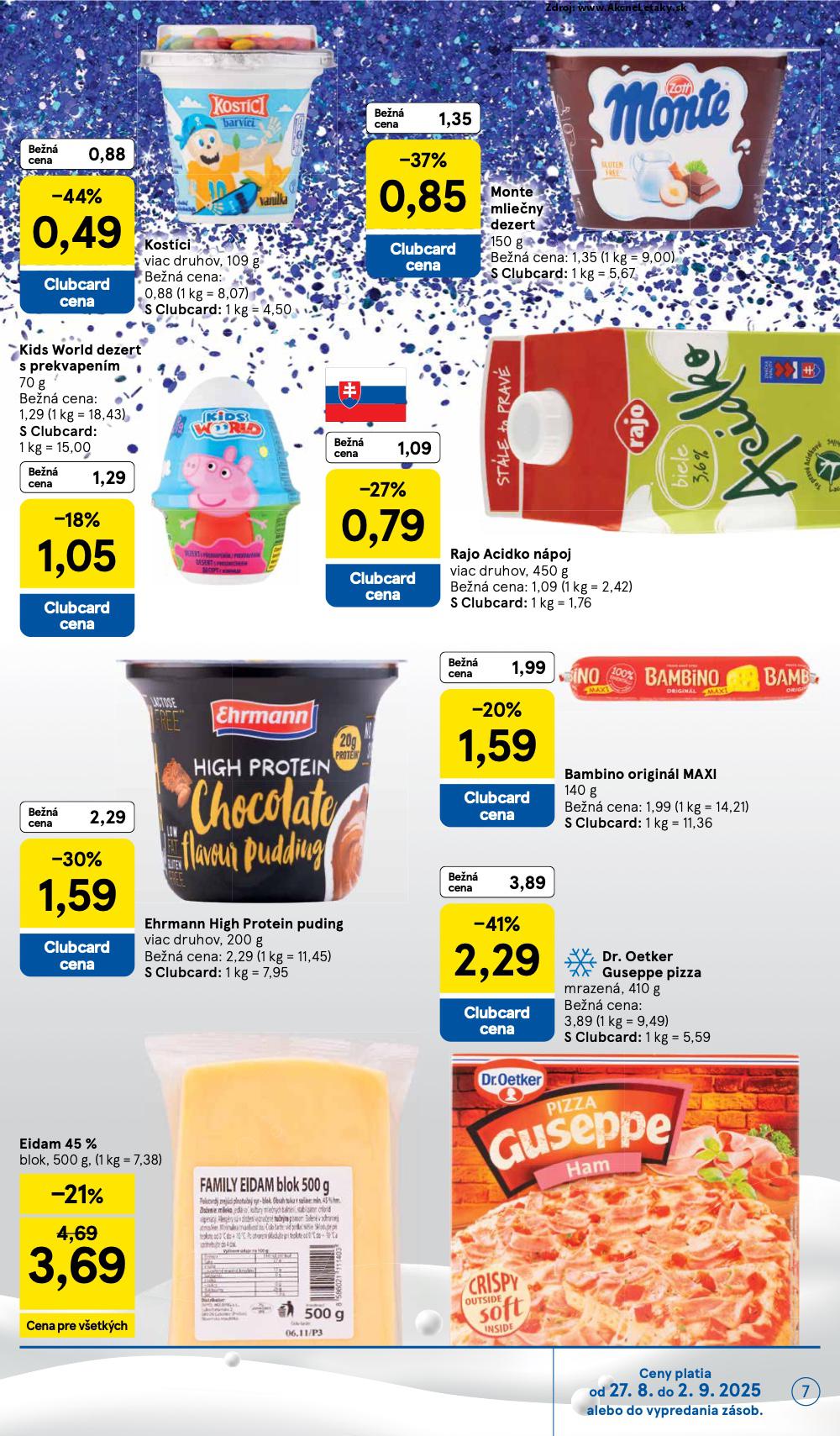 Leták Tesco (27. 8. - 2. 9. 2025) - strana 7 z 37