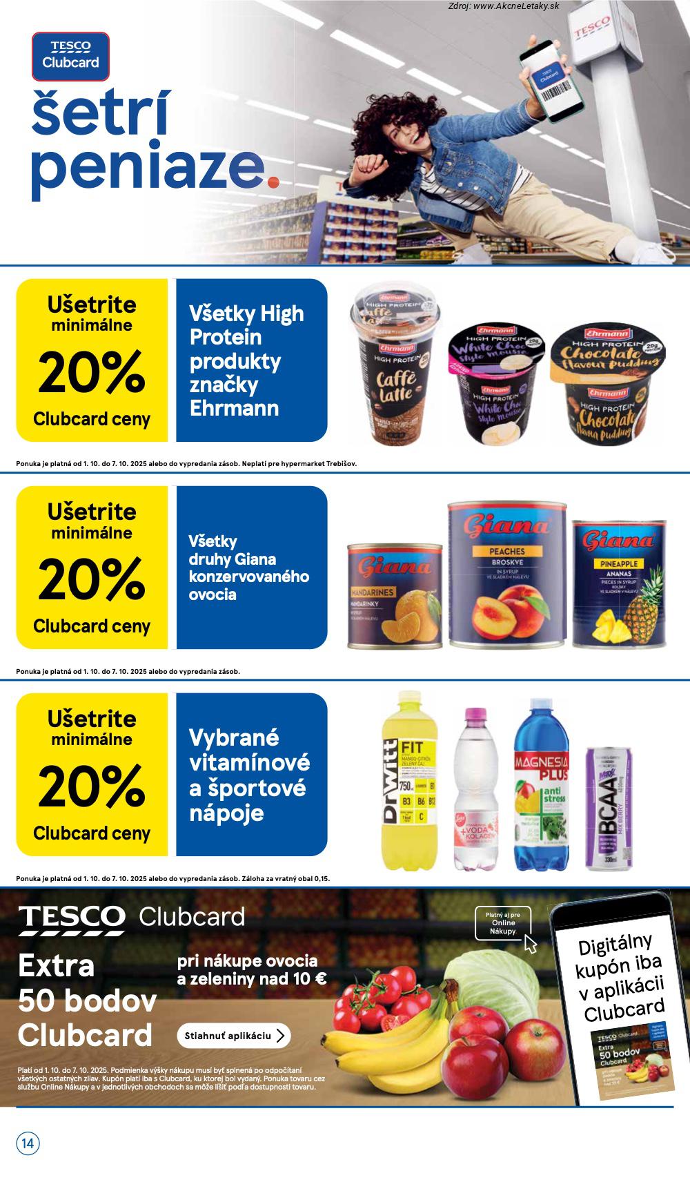 Leták Tesco (1. 10. - 7. 10. 2025) - strana 14 z 33
