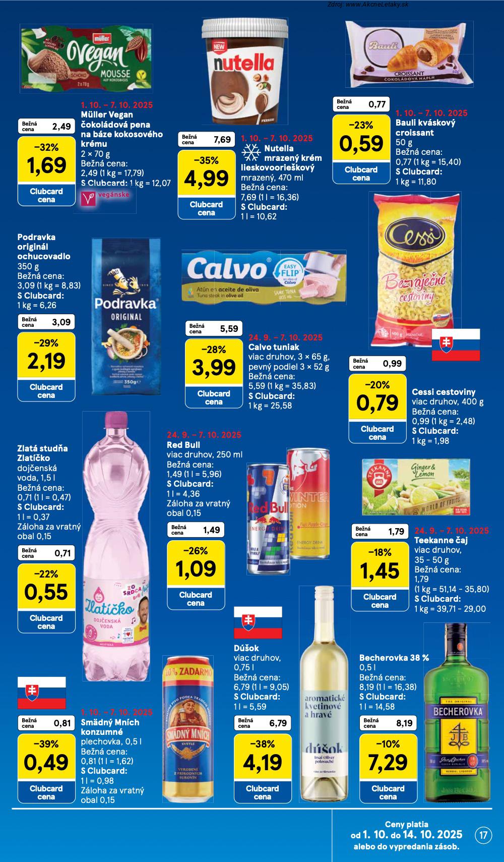 Leták Tesco (1. 10. - 7. 10. 2025) - strana 17 z 33