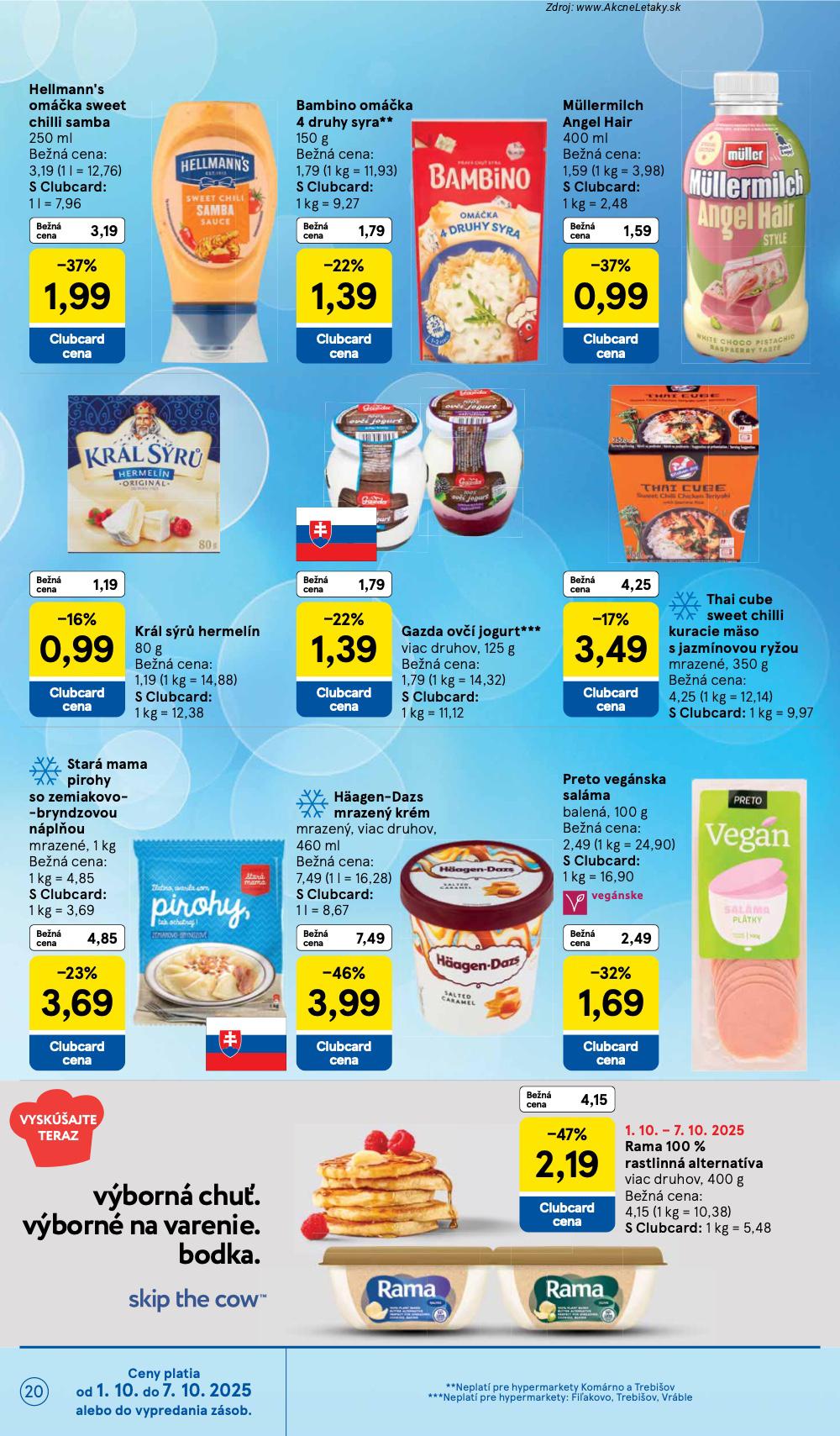 Leták Tesco (1. 10. - 7. 10. 2025) - strana 20 z 33