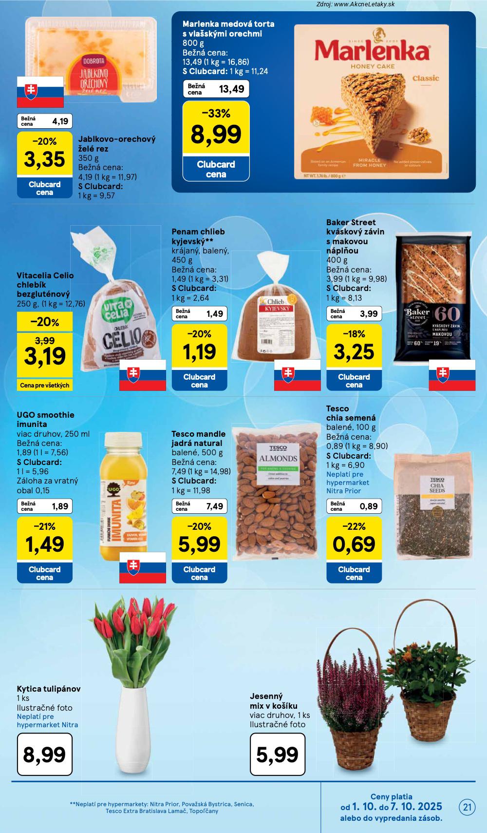 Leták Tesco (1. 10. - 7. 10. 2025) - strana 21 z 33