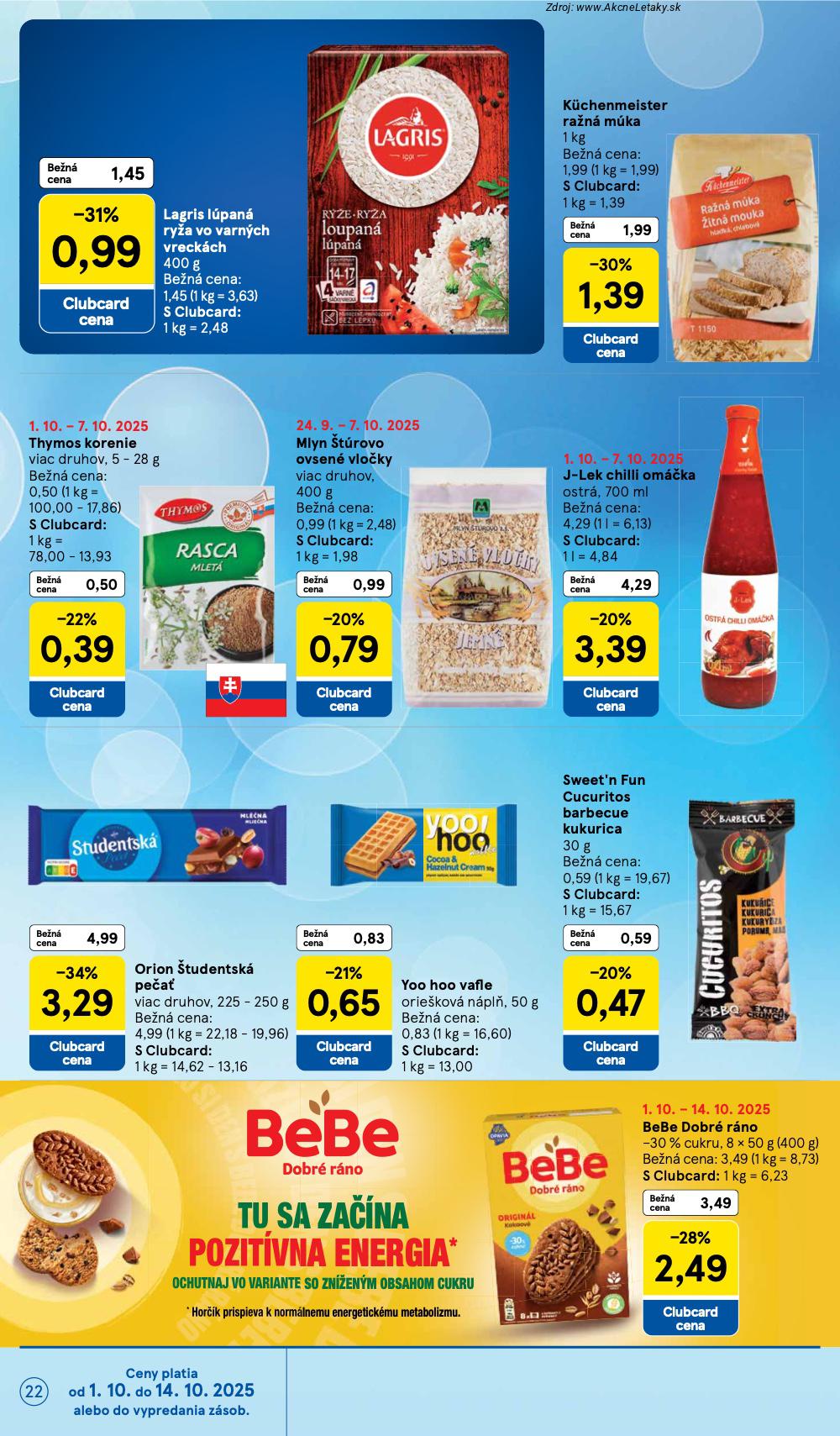 Leták Tesco (1. 10. - 7. 10. 2025) - strana 22 z 33