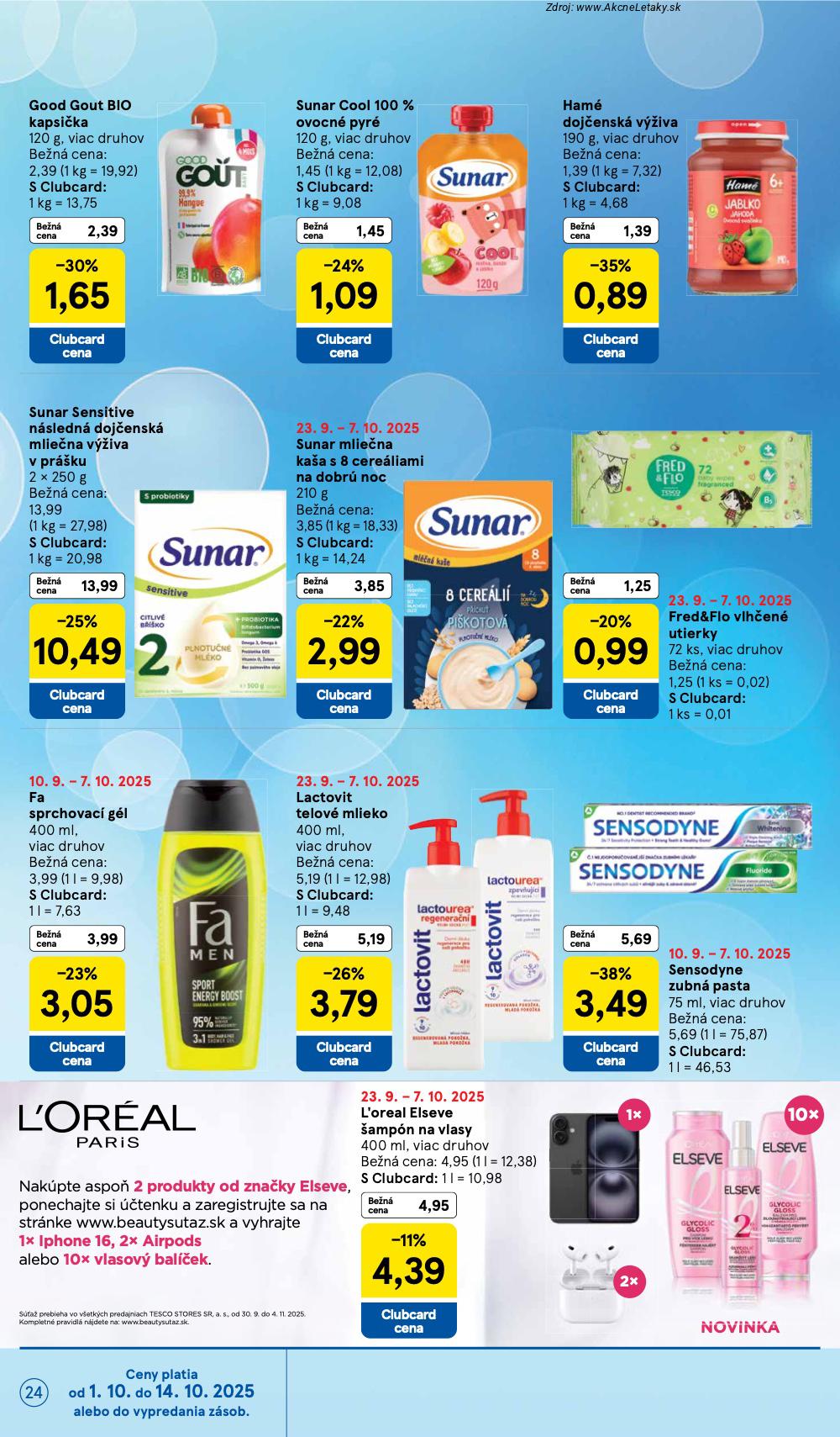 Leták Tesco (1. 10. - 7. 10. 2025) - strana 24 z 33