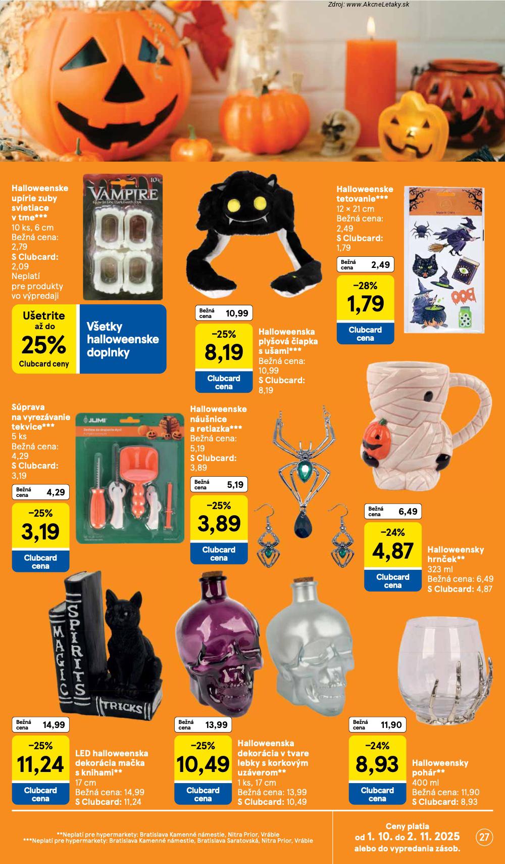 Leták Tesco (1. 10. - 7. 10. 2025) - strana 27 z 33